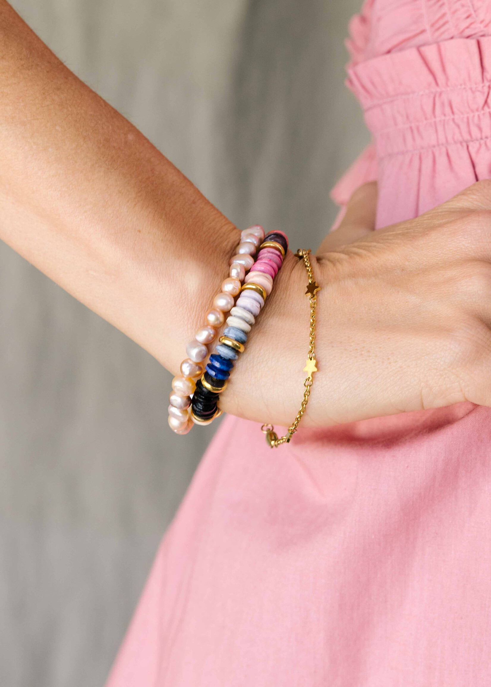 Noonday Paper Beaded Color Theory Bracelet