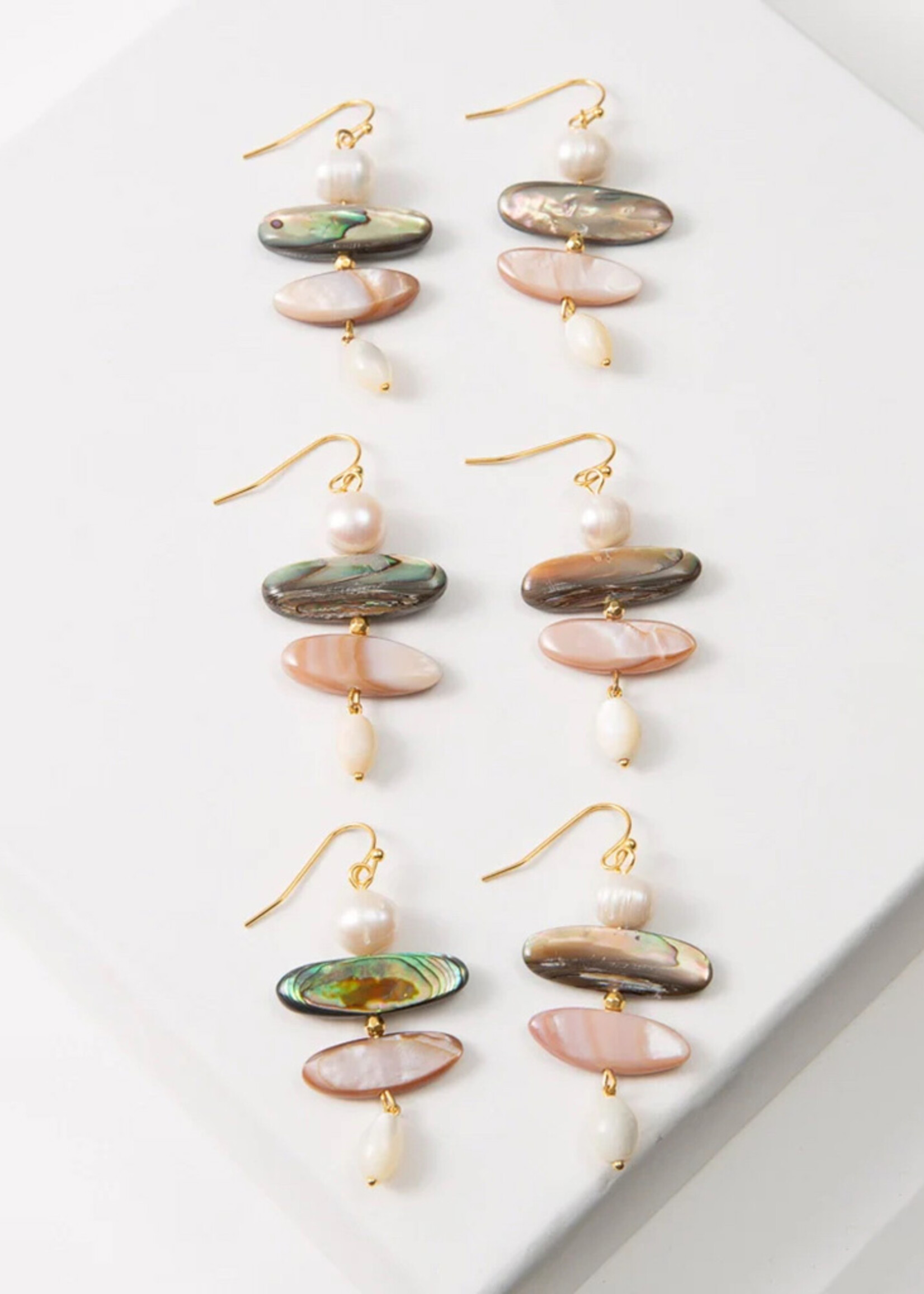 Noonday Shell Trove Earrings [12k gold plated]