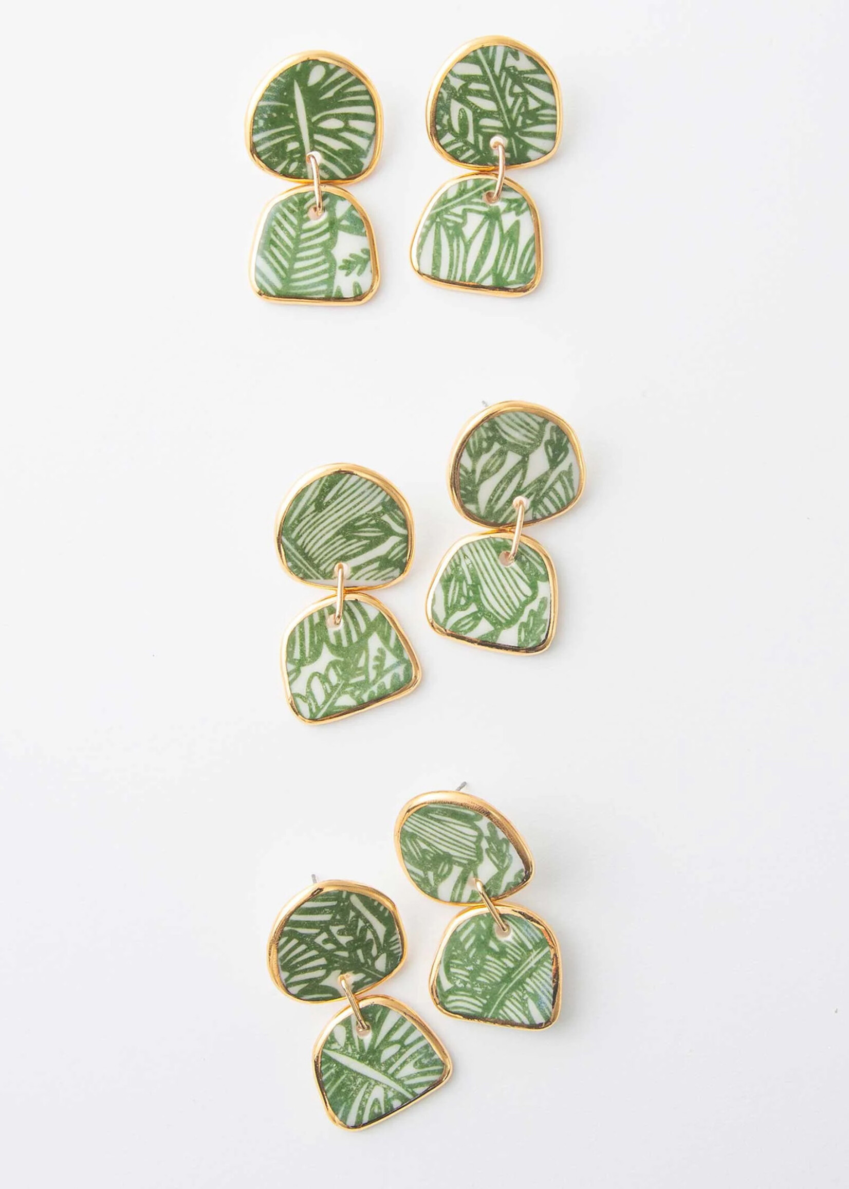 Noonday Porcelain Bungalow Earrings