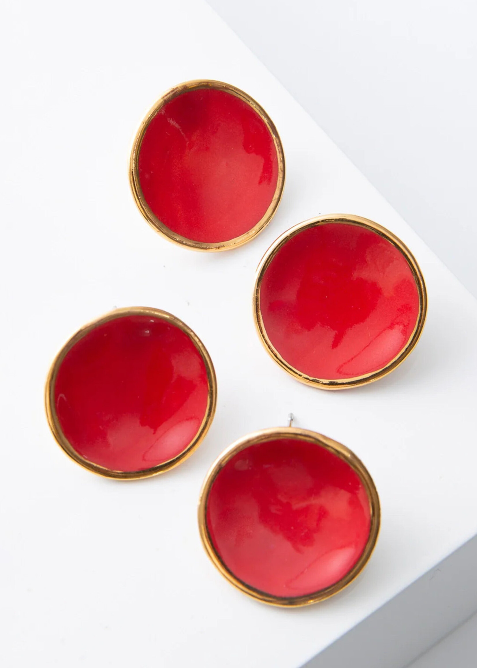 Noonday Paprika Halo Earrings
