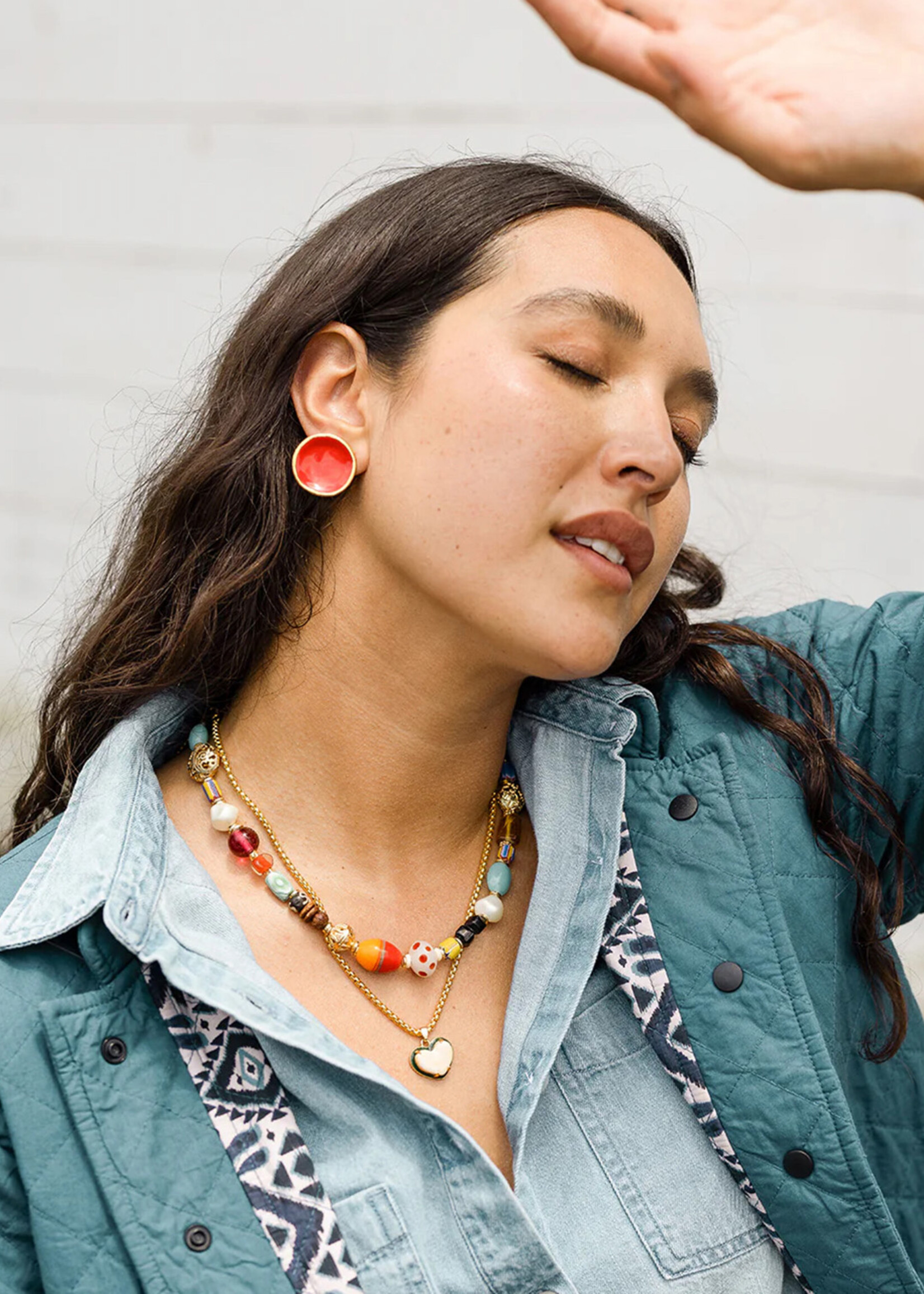 Noonday Paprika Halo Earrings
