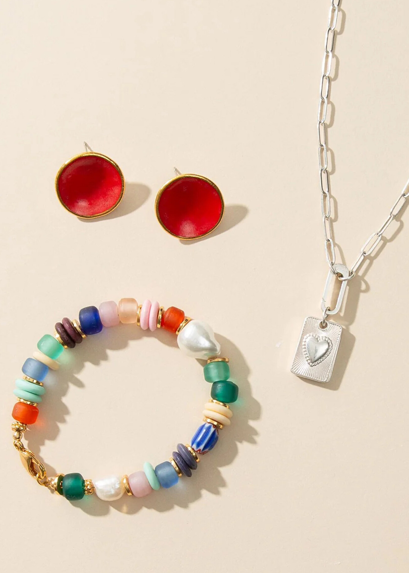 Noonday Paprika Halo Earrings