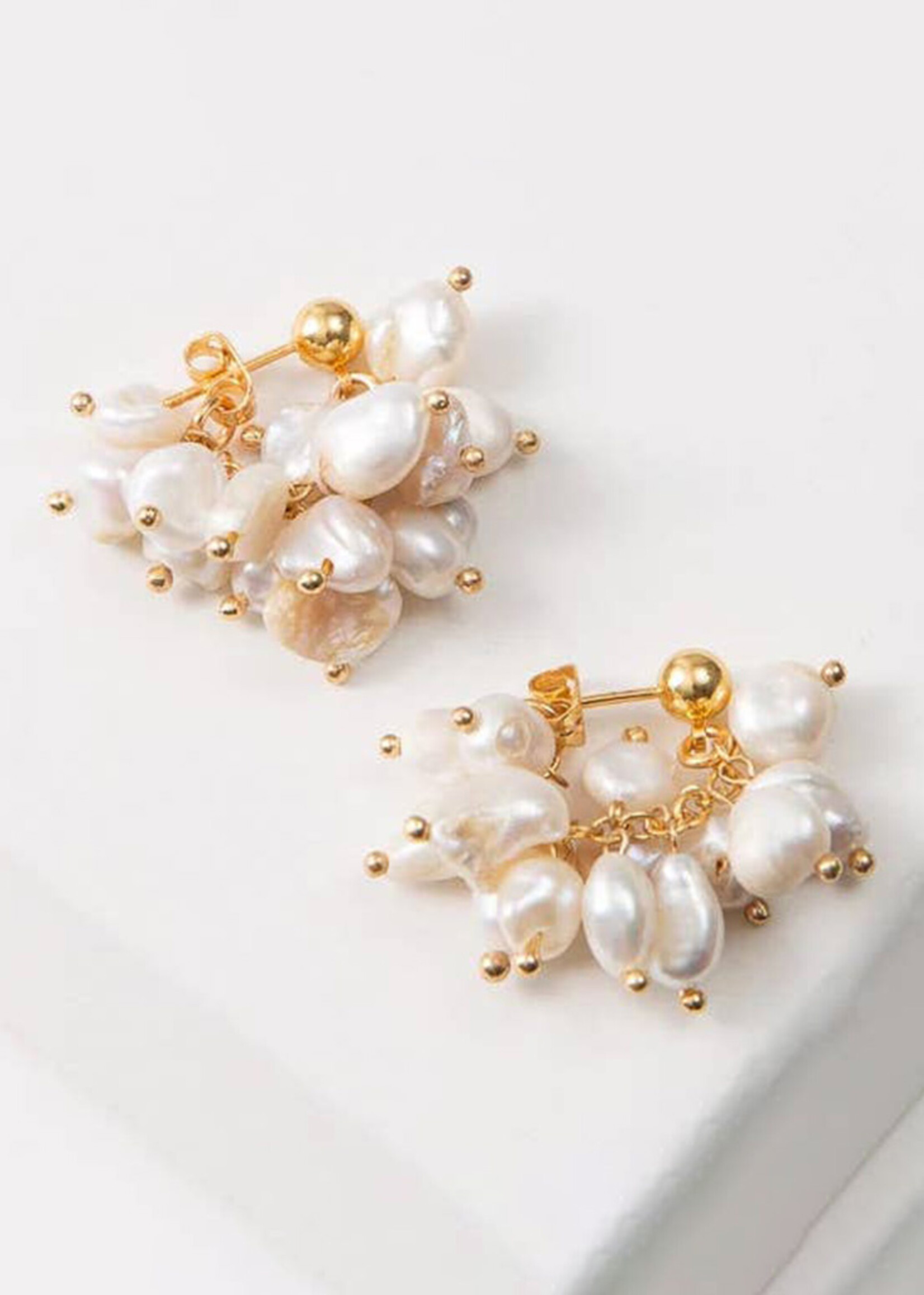 Noonday Convertible Fresh Water Cultured Pearl Cluster Earrings