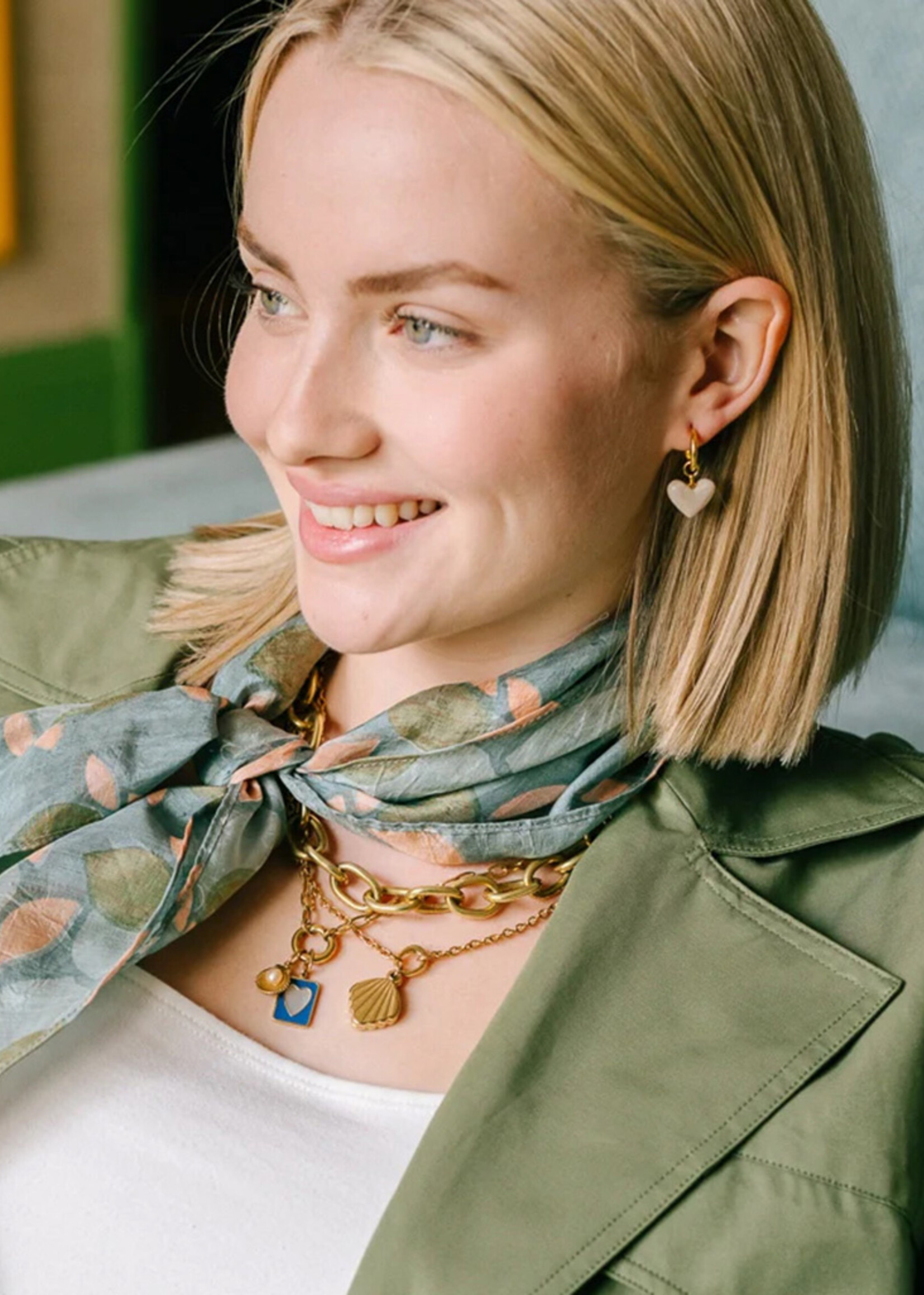 Noonday Shell Cove Locket Necklace [14K Gold plated]