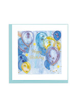 Quilling Cards Birthday Balloons and Stars Quilling Card