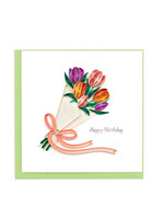 Quilling Cards Birthday Tulip Bouquet Quilling Card