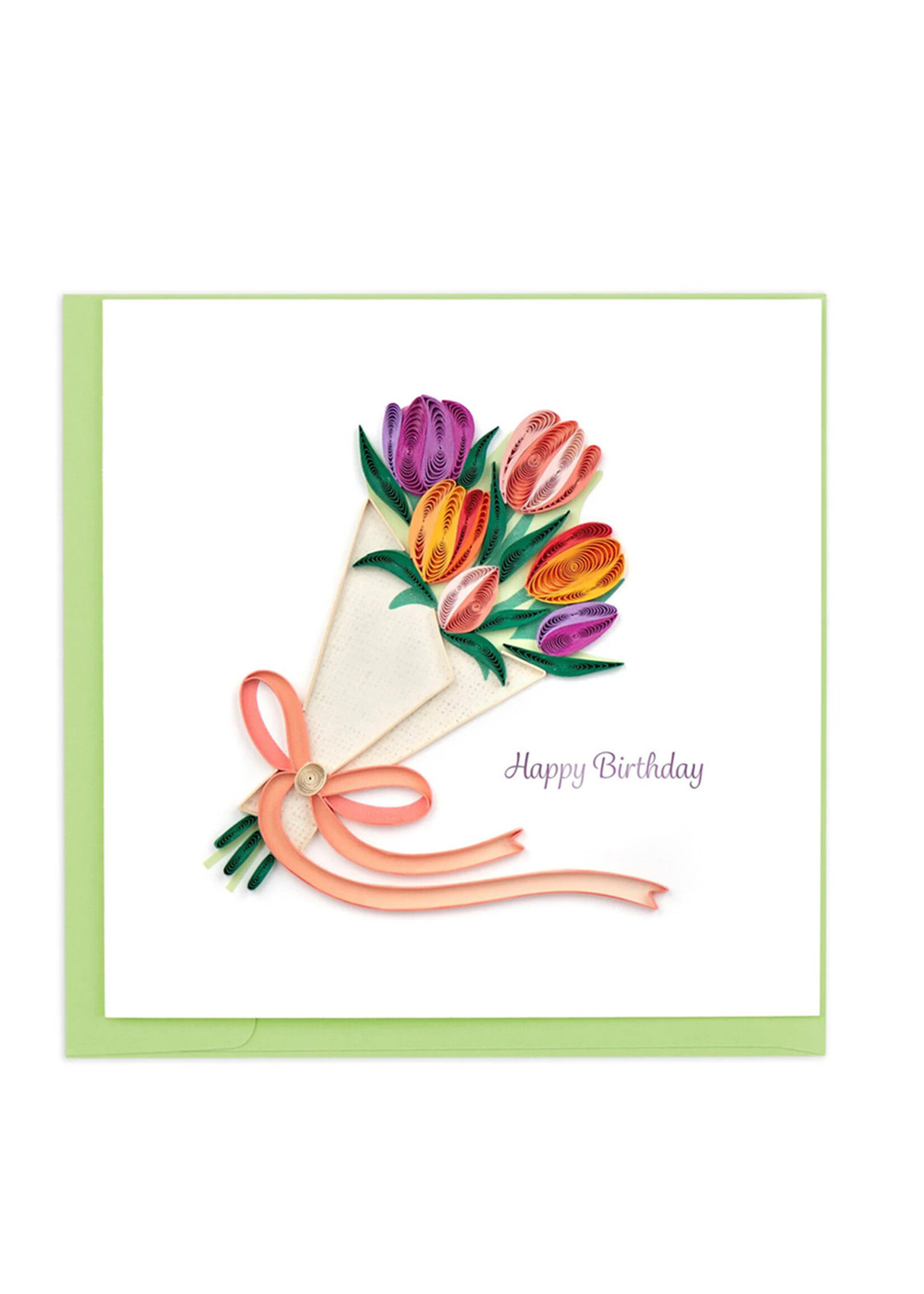 Quilling Cards Birthday Tulip Bouquet Quilling Card