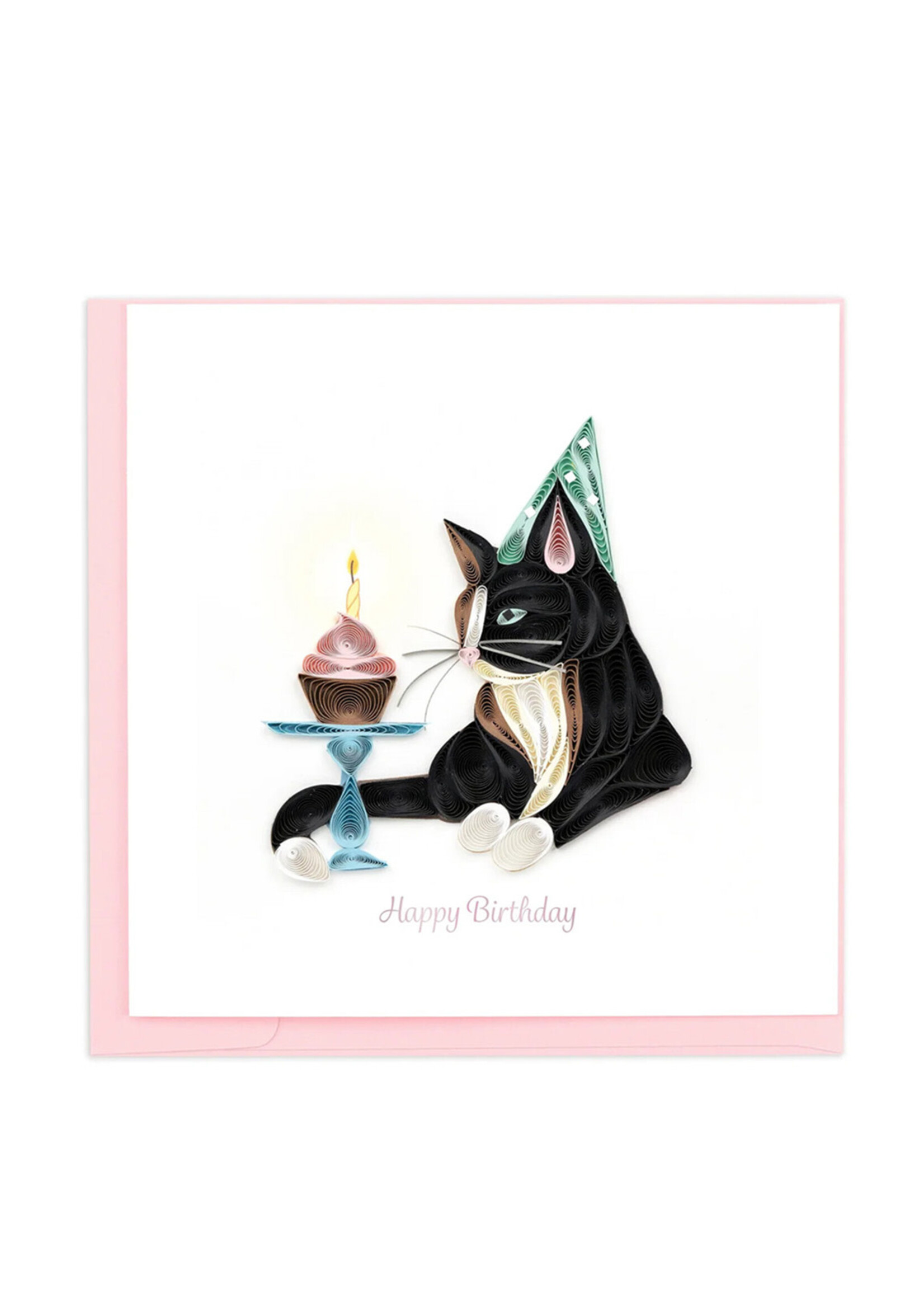 Quilling Cards Birthday Cat Quilling Card