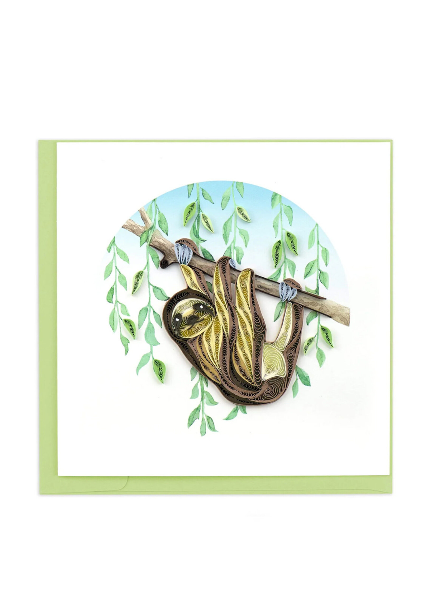 Quilling Cards Sloth Quilling Card
