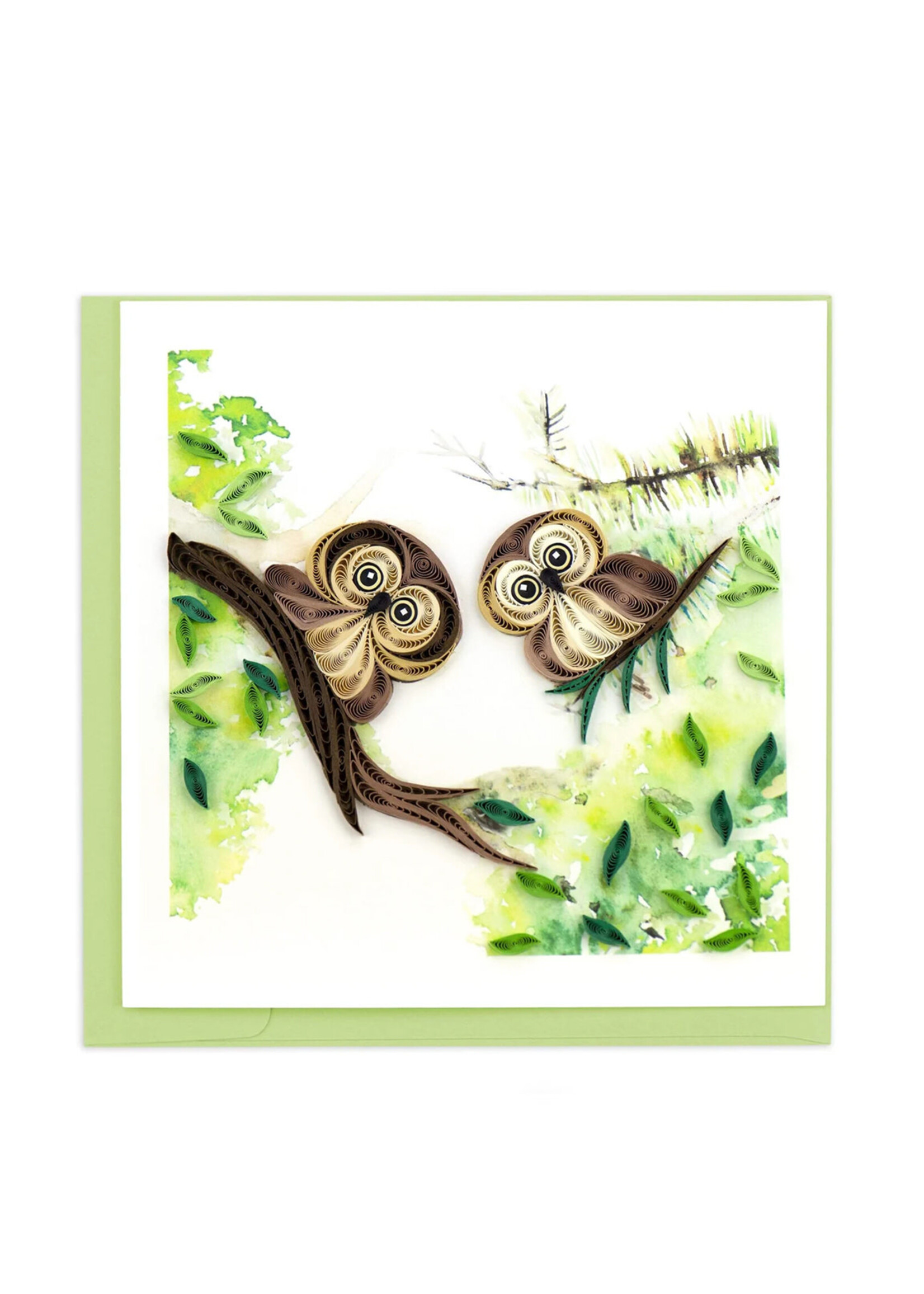 Quilling Cards Owlets Quilling Card