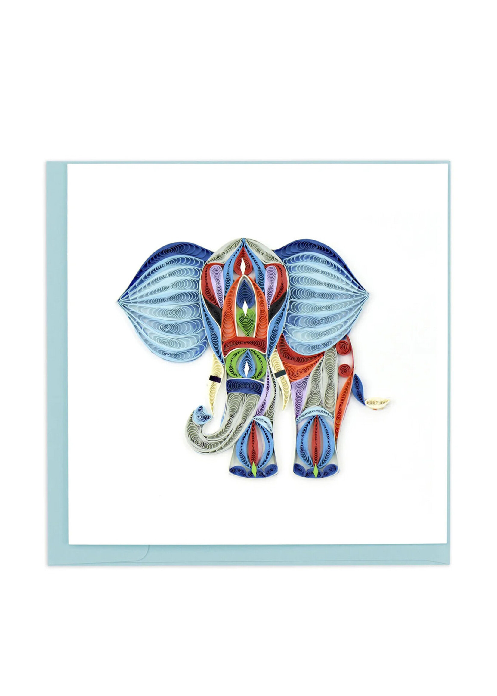 Quilling Cards Abstract Elephant Quilling Card