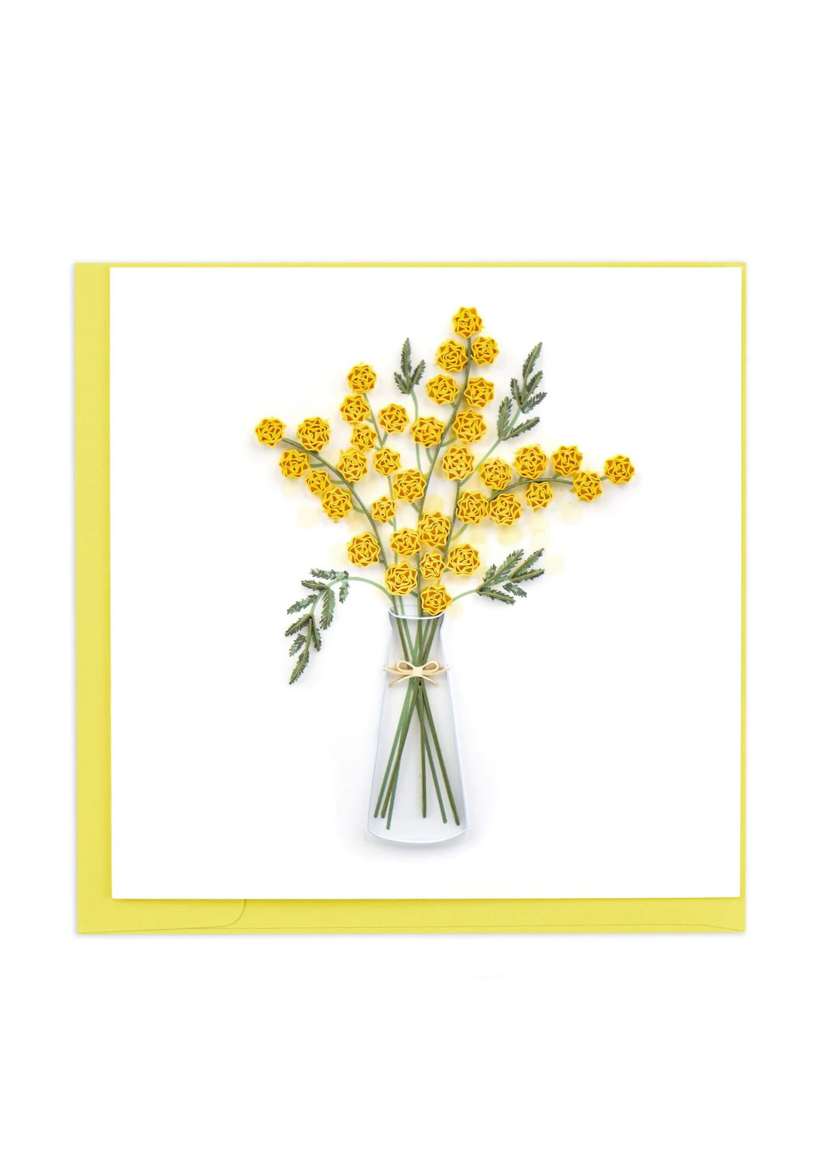 Quilling Cards Mimosa Flower Quilling Card