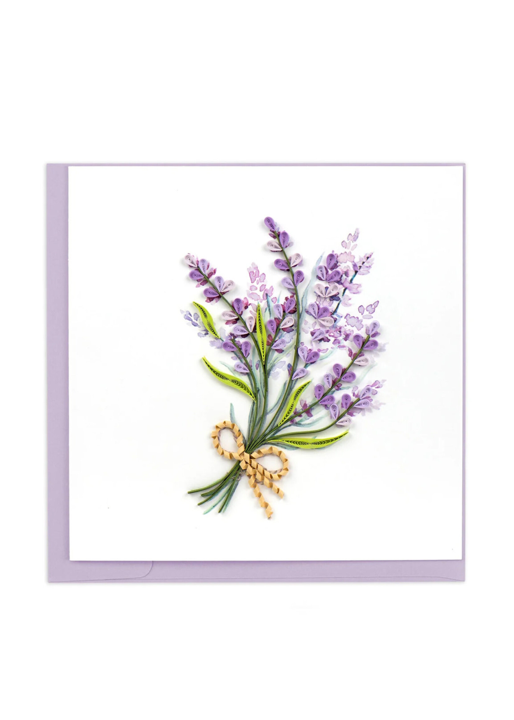 Quilling Cards Lavender Bunch Quilling Card