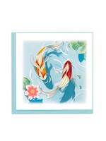 Quilling Cards Koi Fish Pond Quilling Card