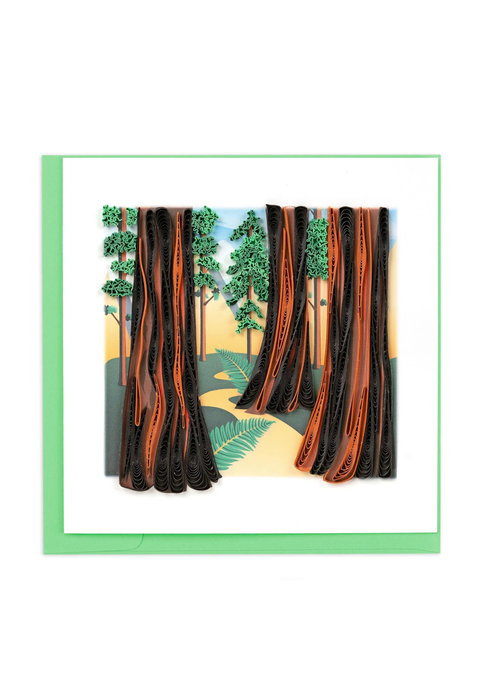 Quilling Cards Redwood Trees Quilling Card