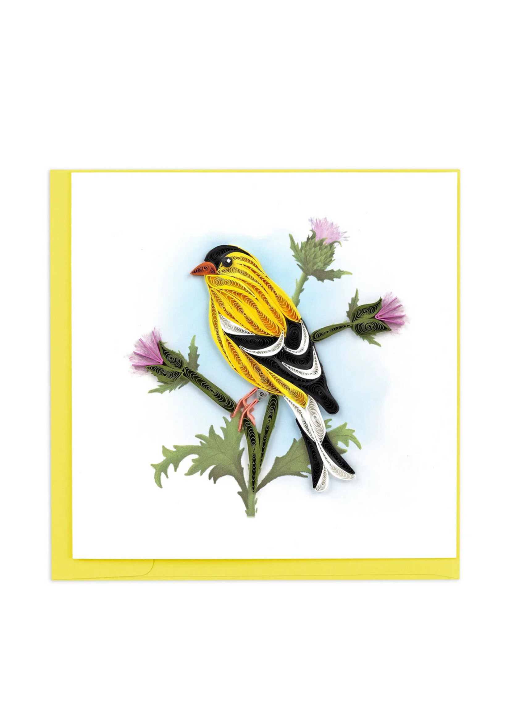 Quilling Cards American Goldfinch Quilling Card