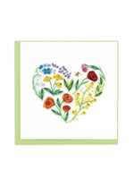 Quilling Cards Garden Heart Quilling Card