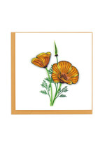 Quilling Cards California Poppies Quilling Card
