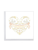 Quilling Cards Wedding Doves Heart Quilling Card