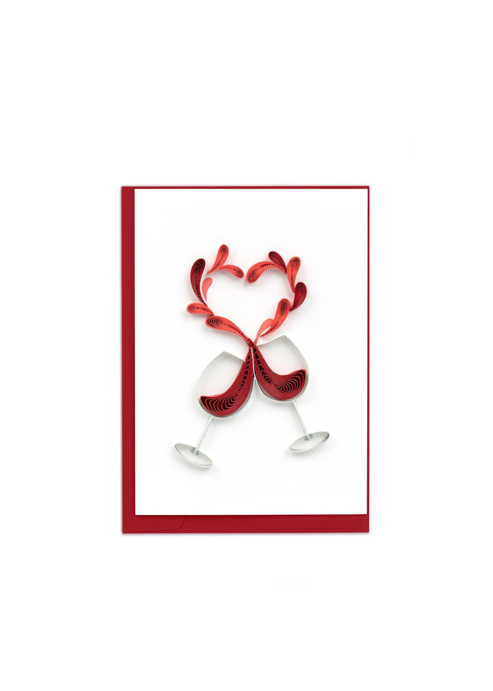 Quilling Cards Mini Toast to Love Quilling Card