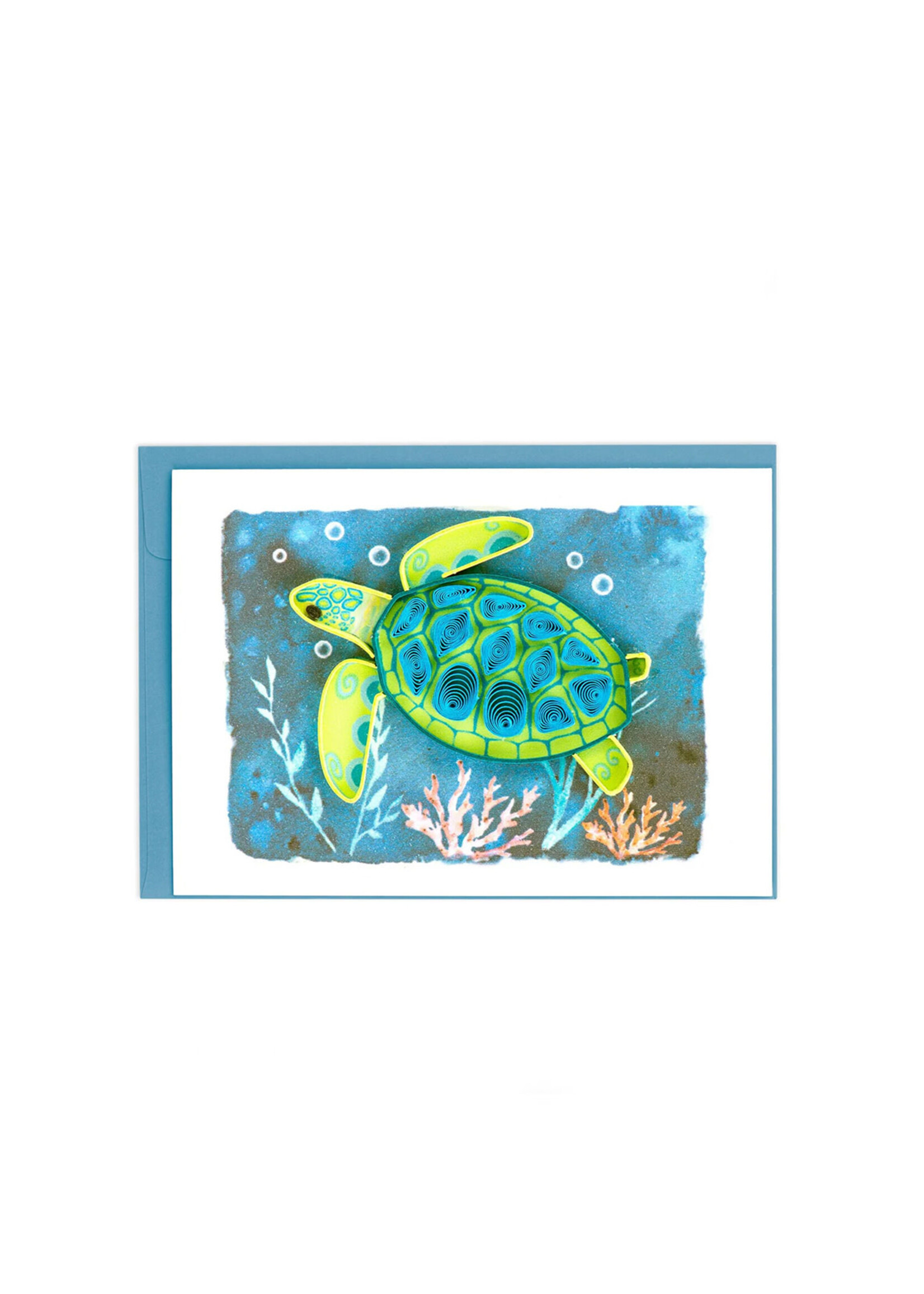 Quilling Cards Mini Sea Turtle Quilling Card