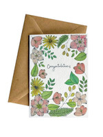Little Difference Congratulations Flowers & Ferns Card