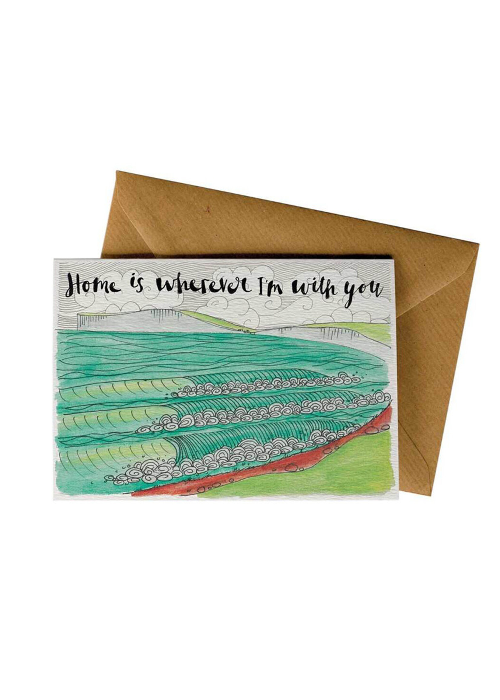 Little Difference Home Wherever You Are Waves Card