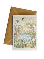 Little Difference African Watering Hole Card