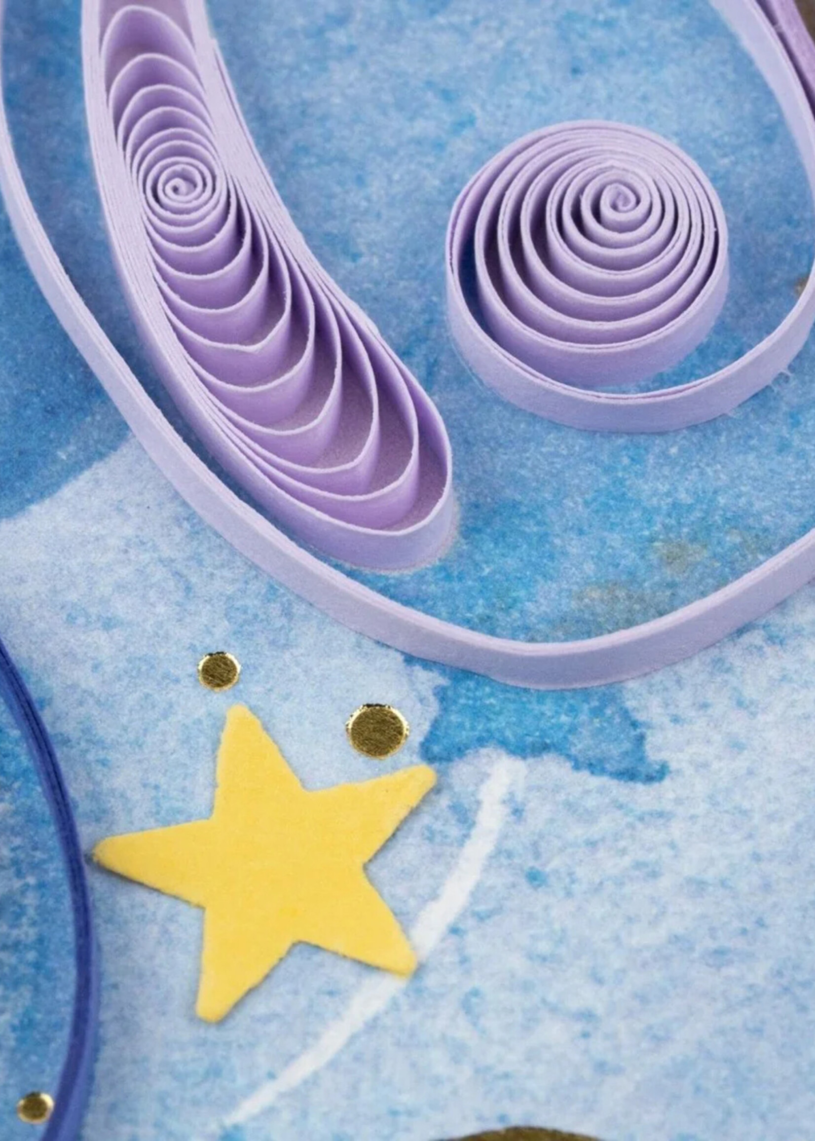 Quilling Cards Birthday Balloons and Stars Quilling Card