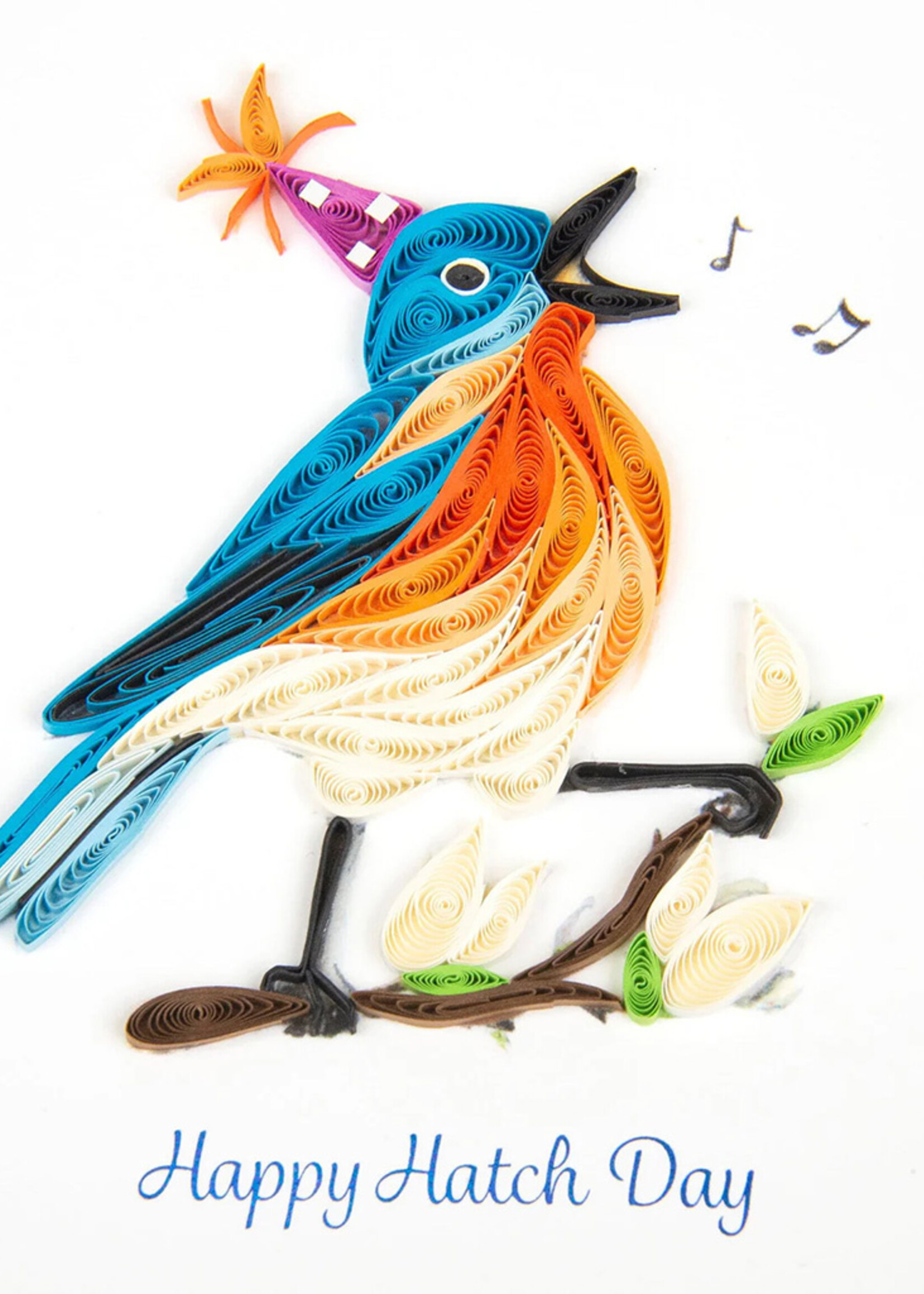 Quilling Cards Happy Hatch Day Birthday Bird Quilling Card
