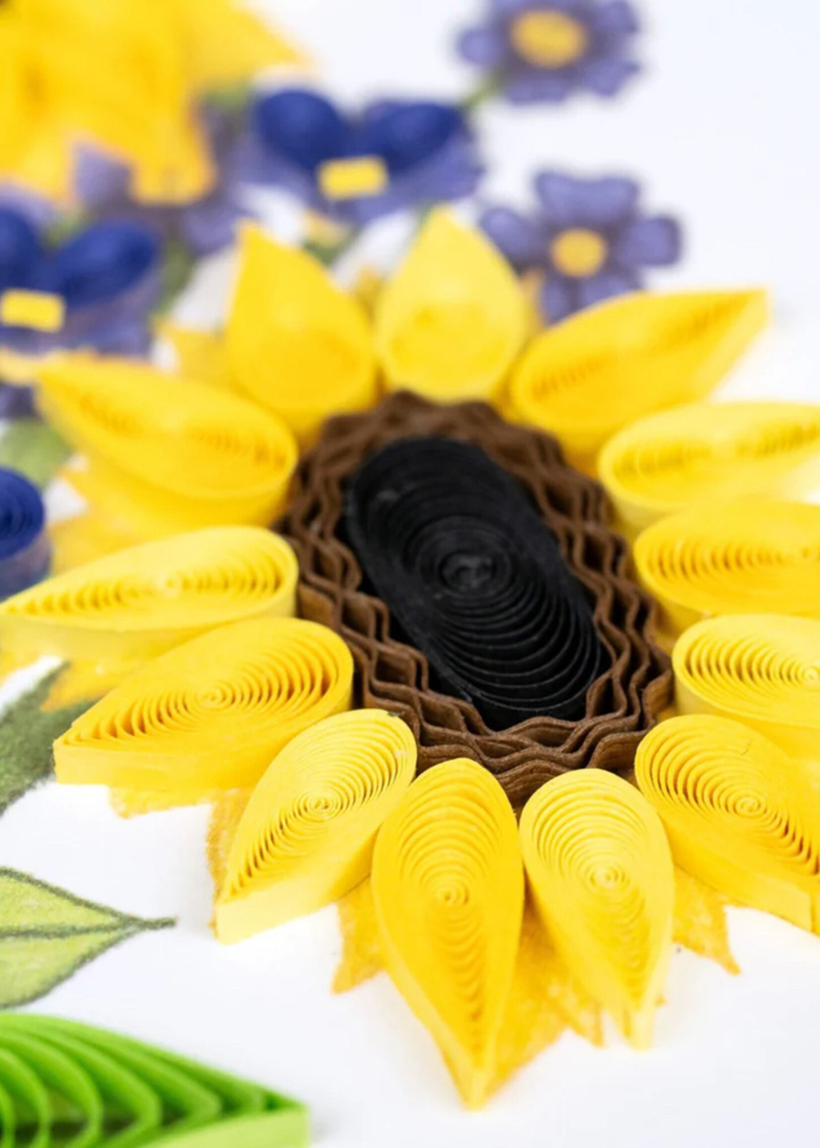 Quilling Cards Birthday Sunflower Bouquet Quilling Card