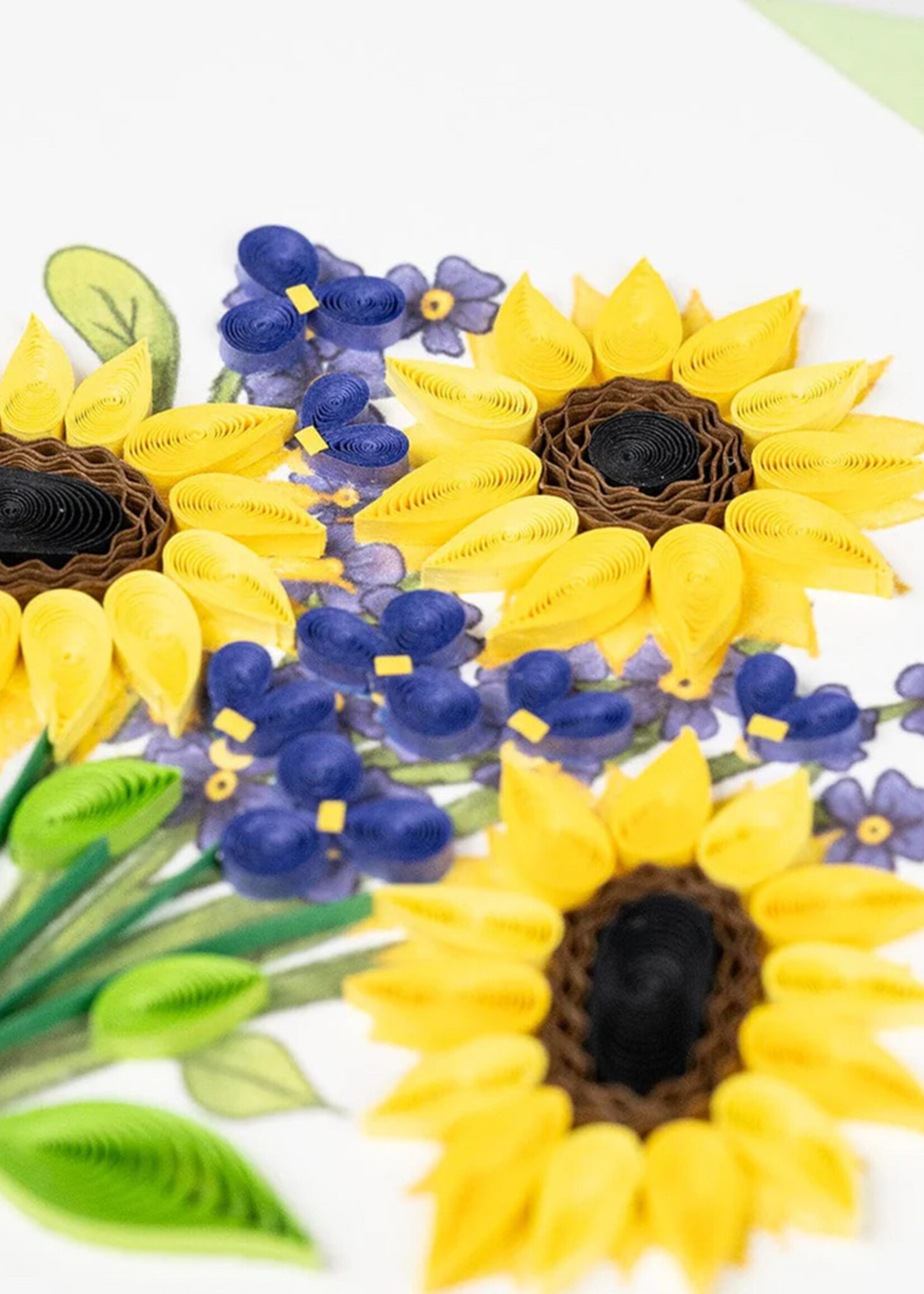Quilling Cards Birthday Sunflower Bouquet Quilling Card