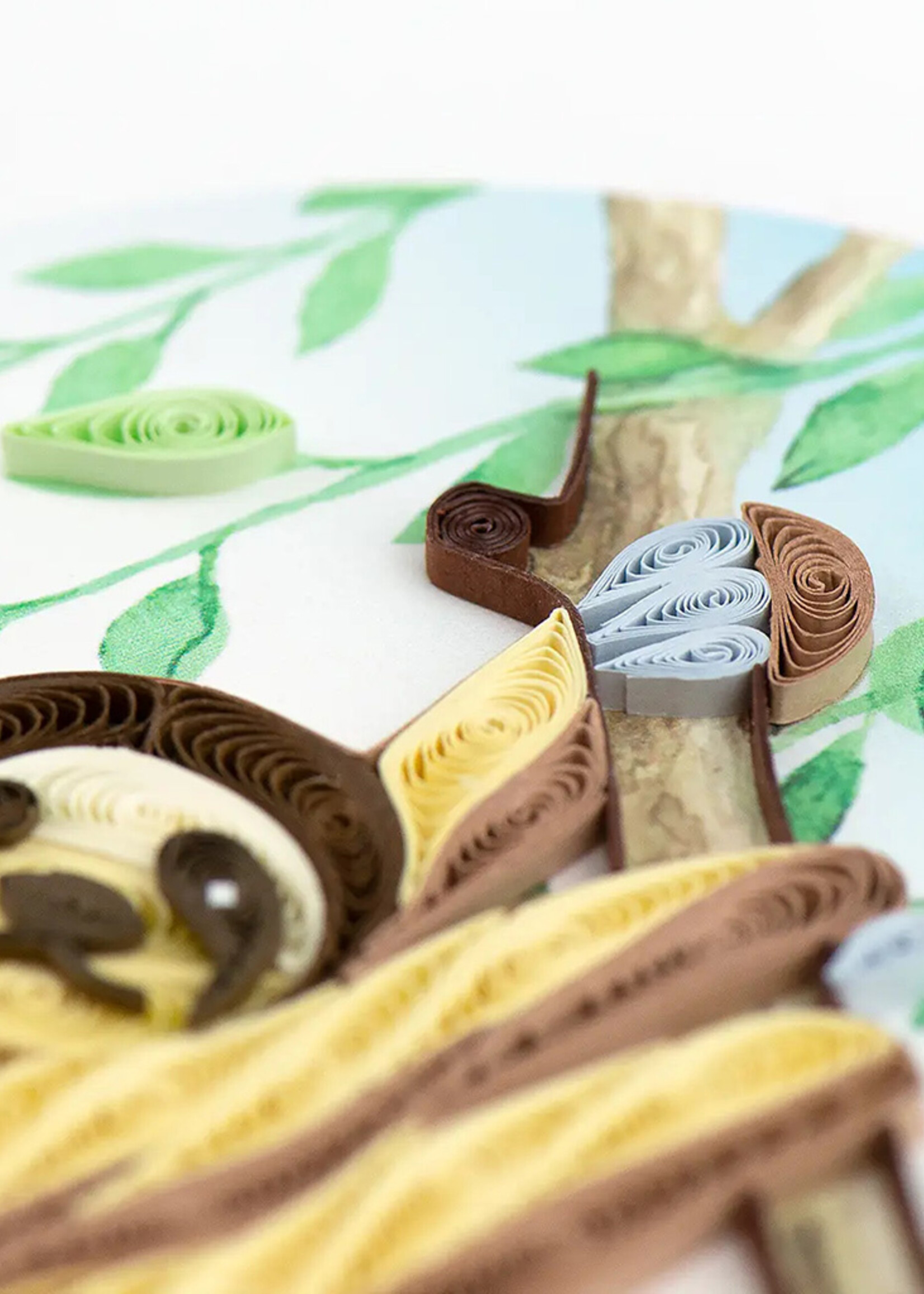 Quilling Cards Sloth Quilling Card