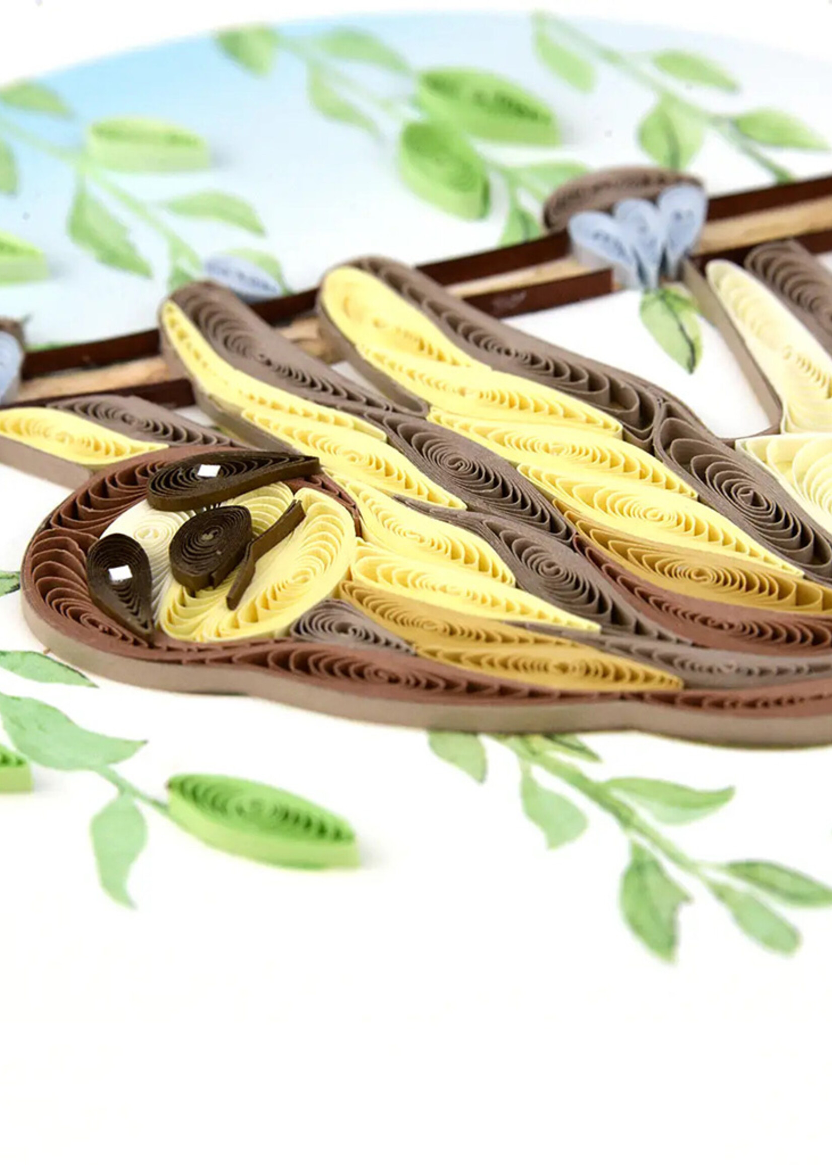Quilling Cards Sloth Quilling Card