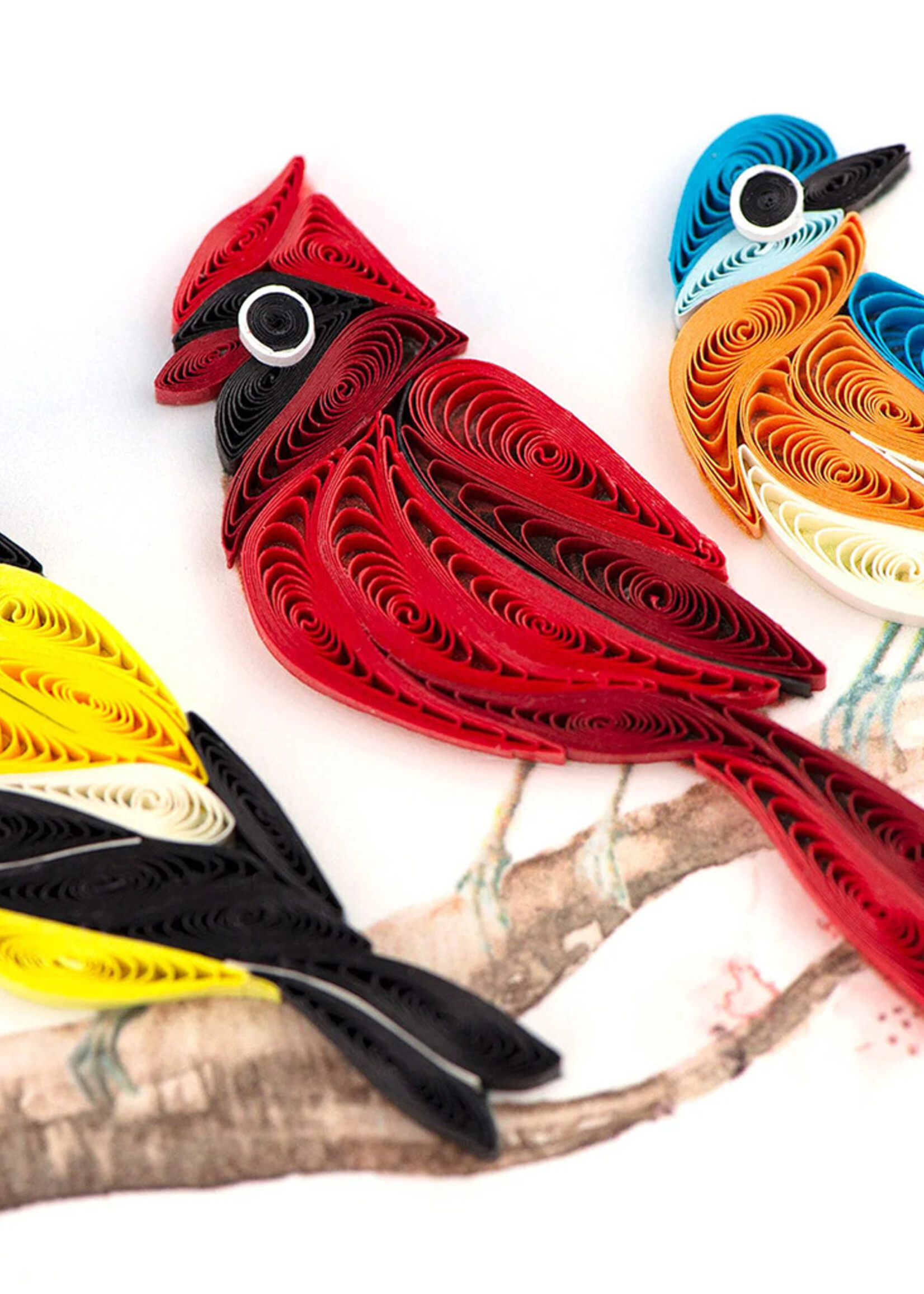 Quilling Cards Songbirds Quilling Card