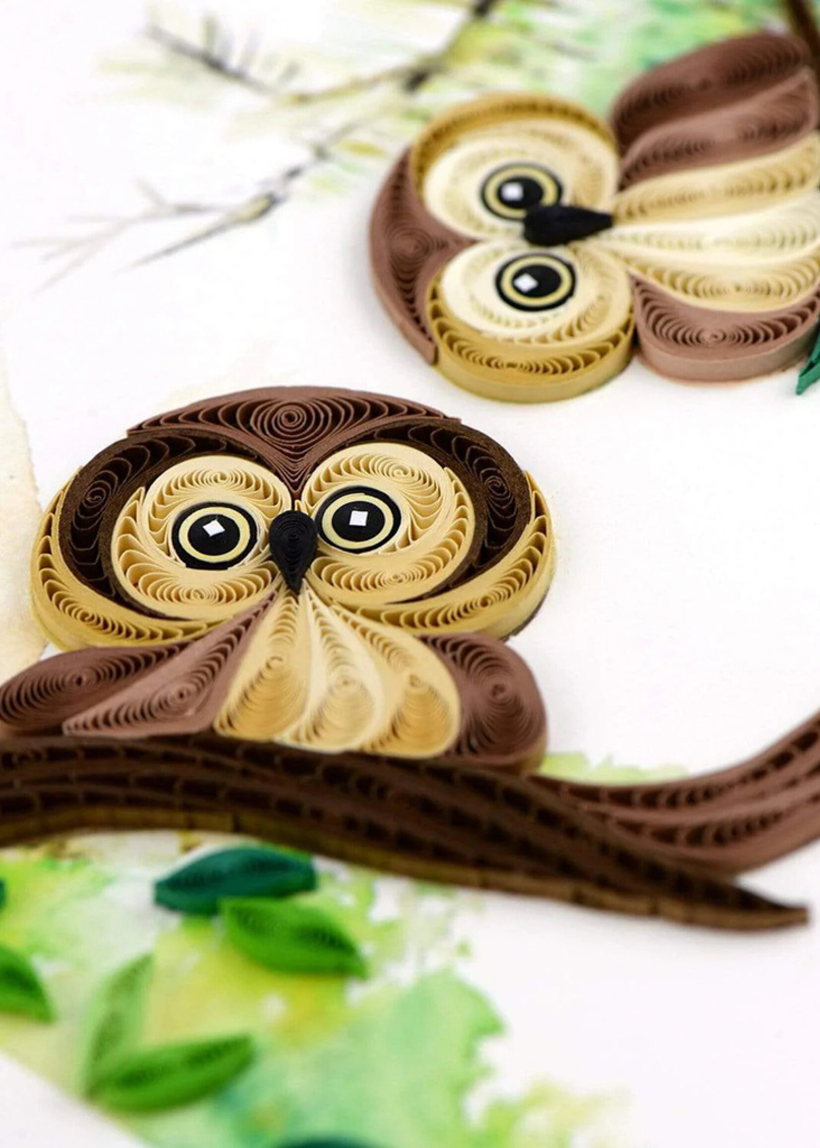 Quilling Cards Owlets Quilling Card
