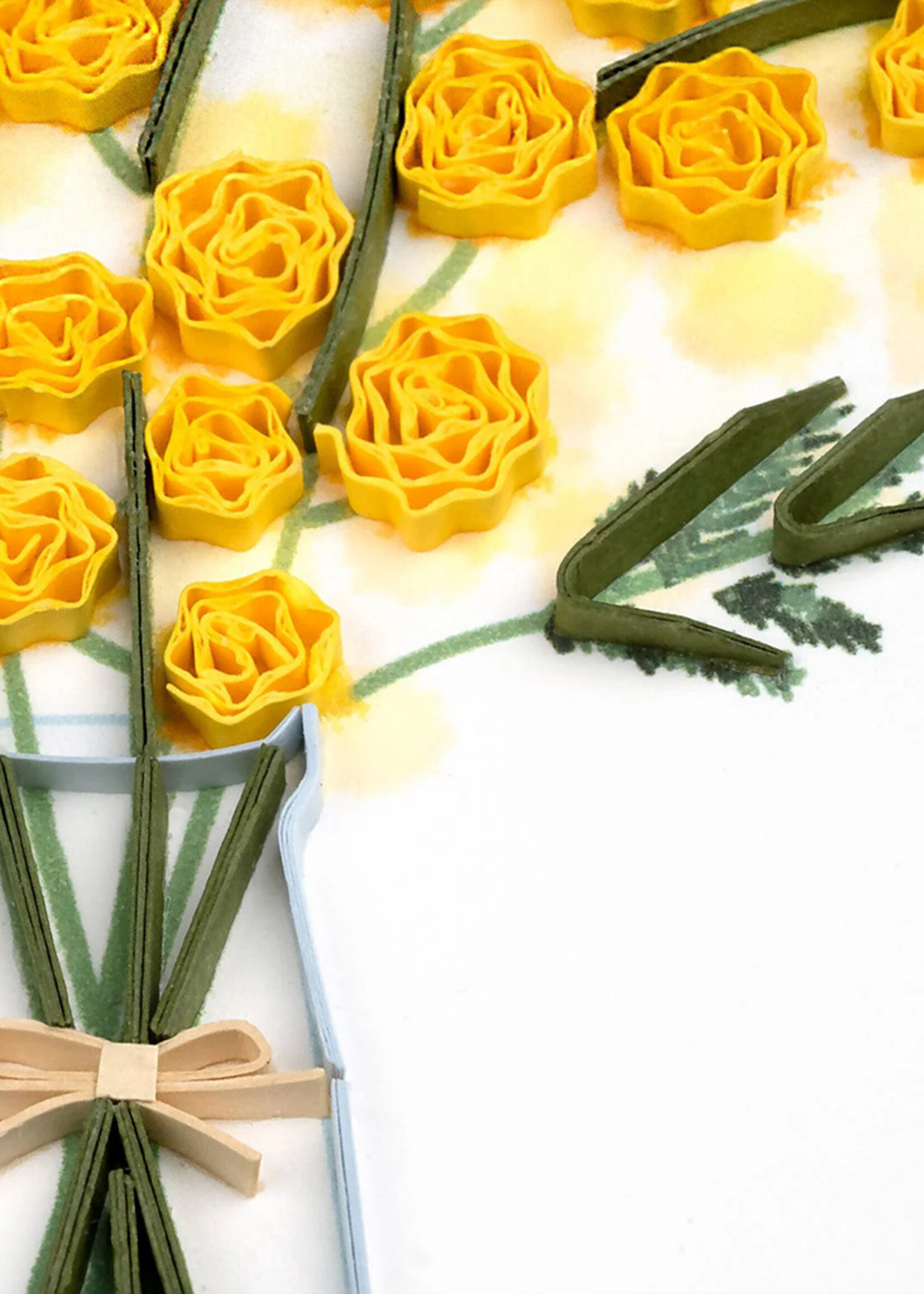 Quilling Cards Mimosa Flower Quilling Card