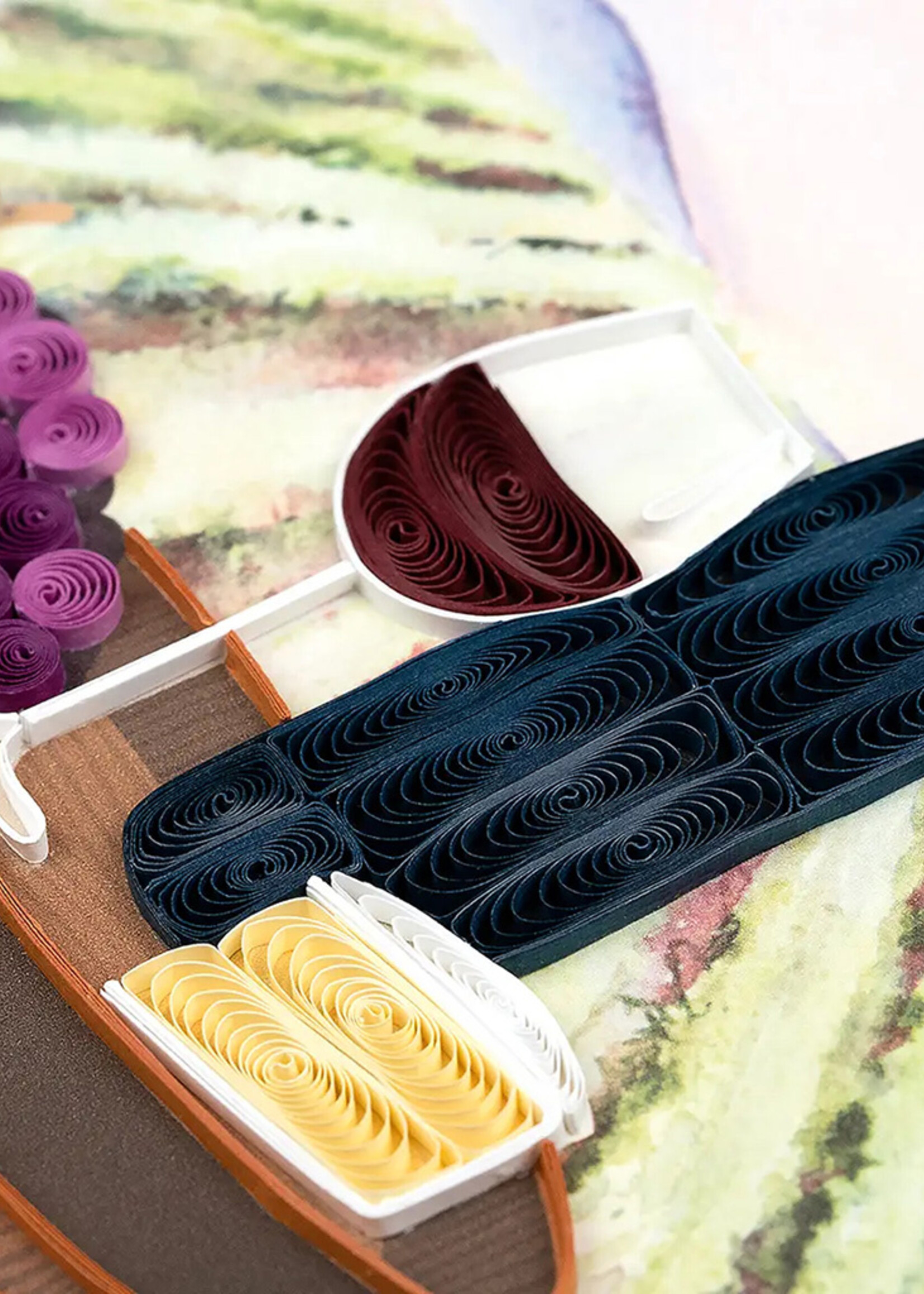 Quilling Cards Vineyard Quilling Card