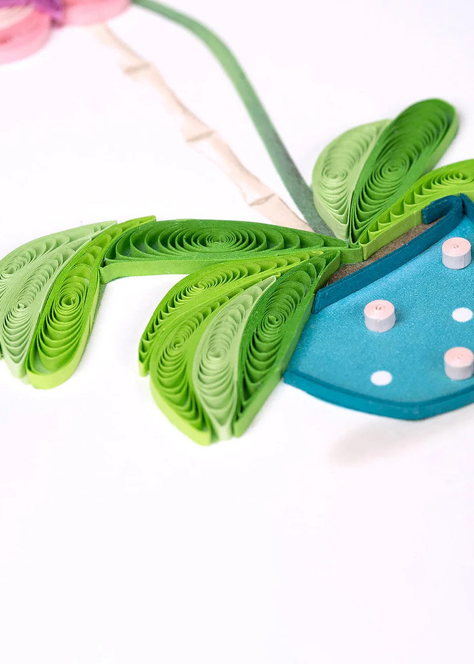 Quilling Cards Potted Orchid Quilling Card