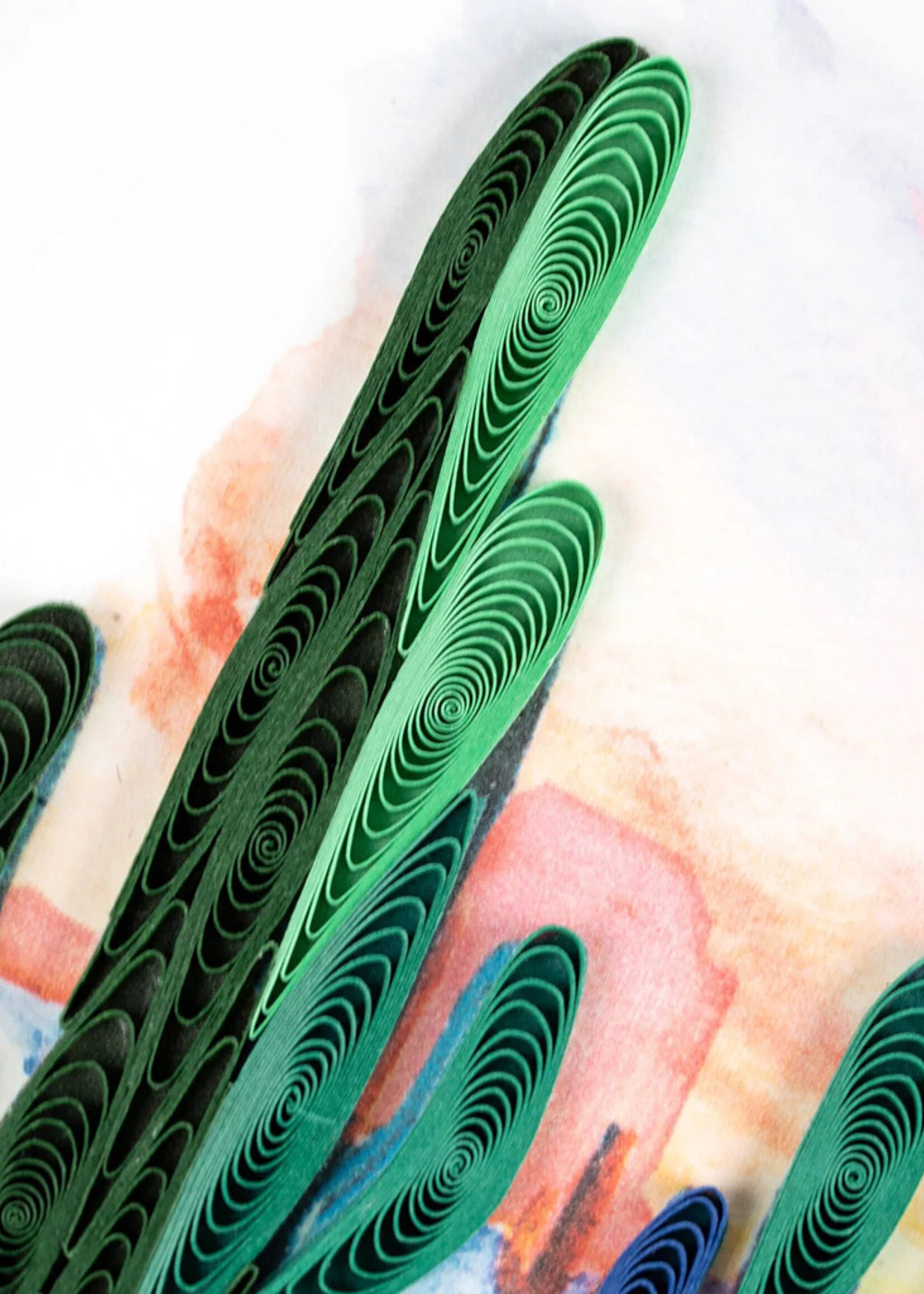 Quilling Cards Desert Landscape Quilling Card