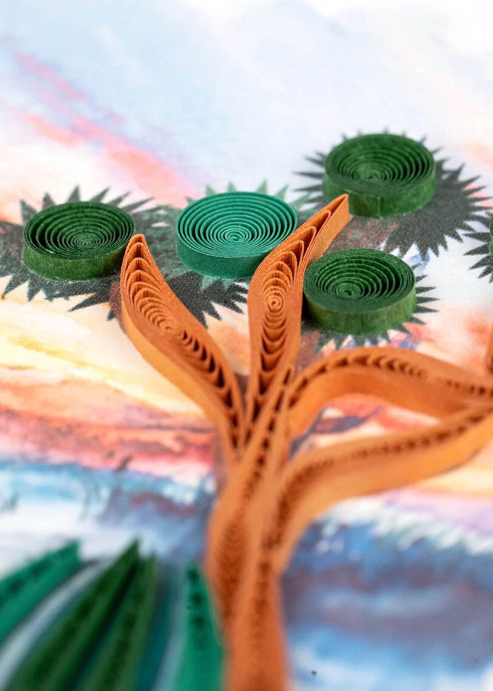 Quilling Cards Desert Landscape Quilling Card