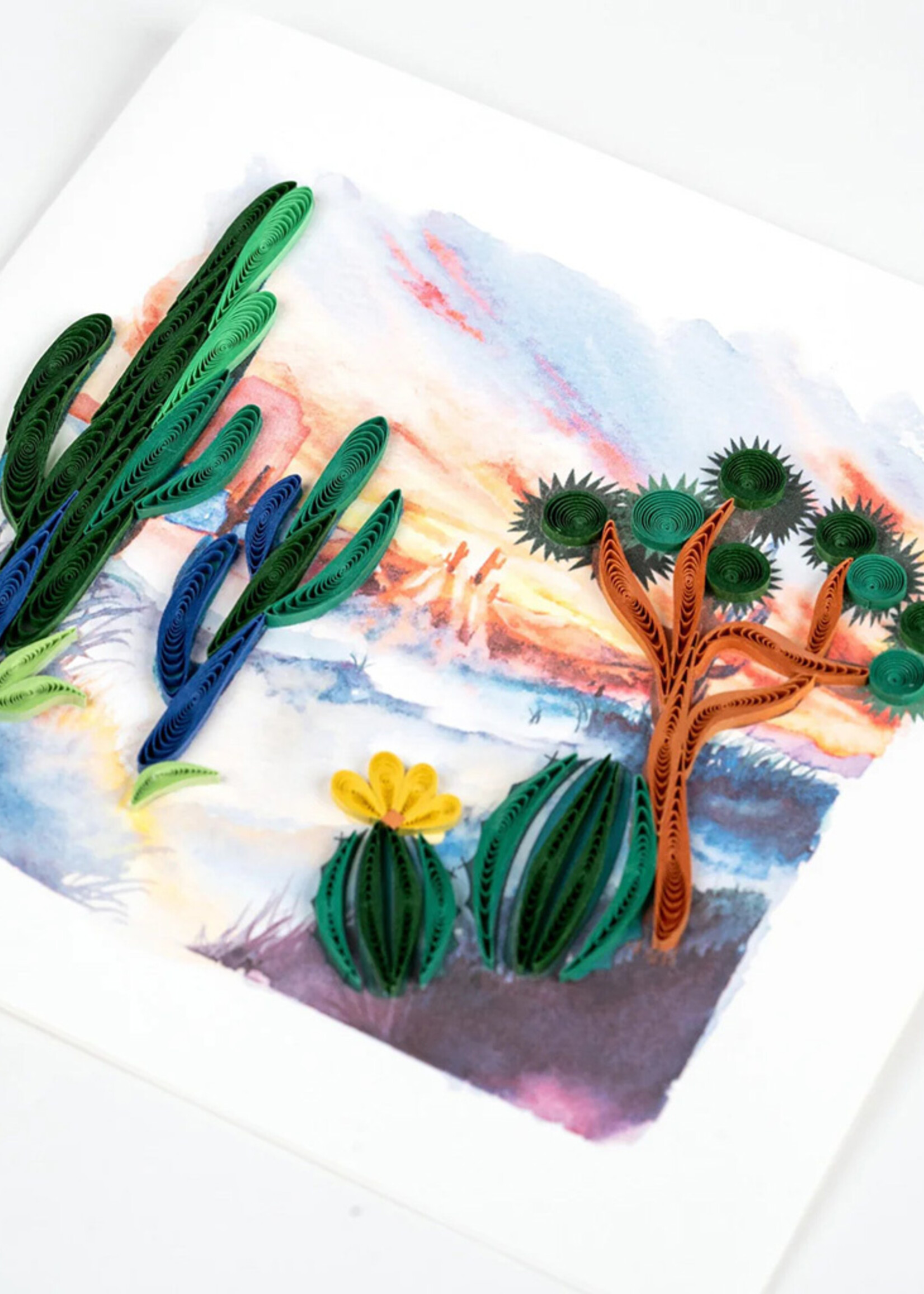 Quilling Cards Desert Landscape Quilling Card