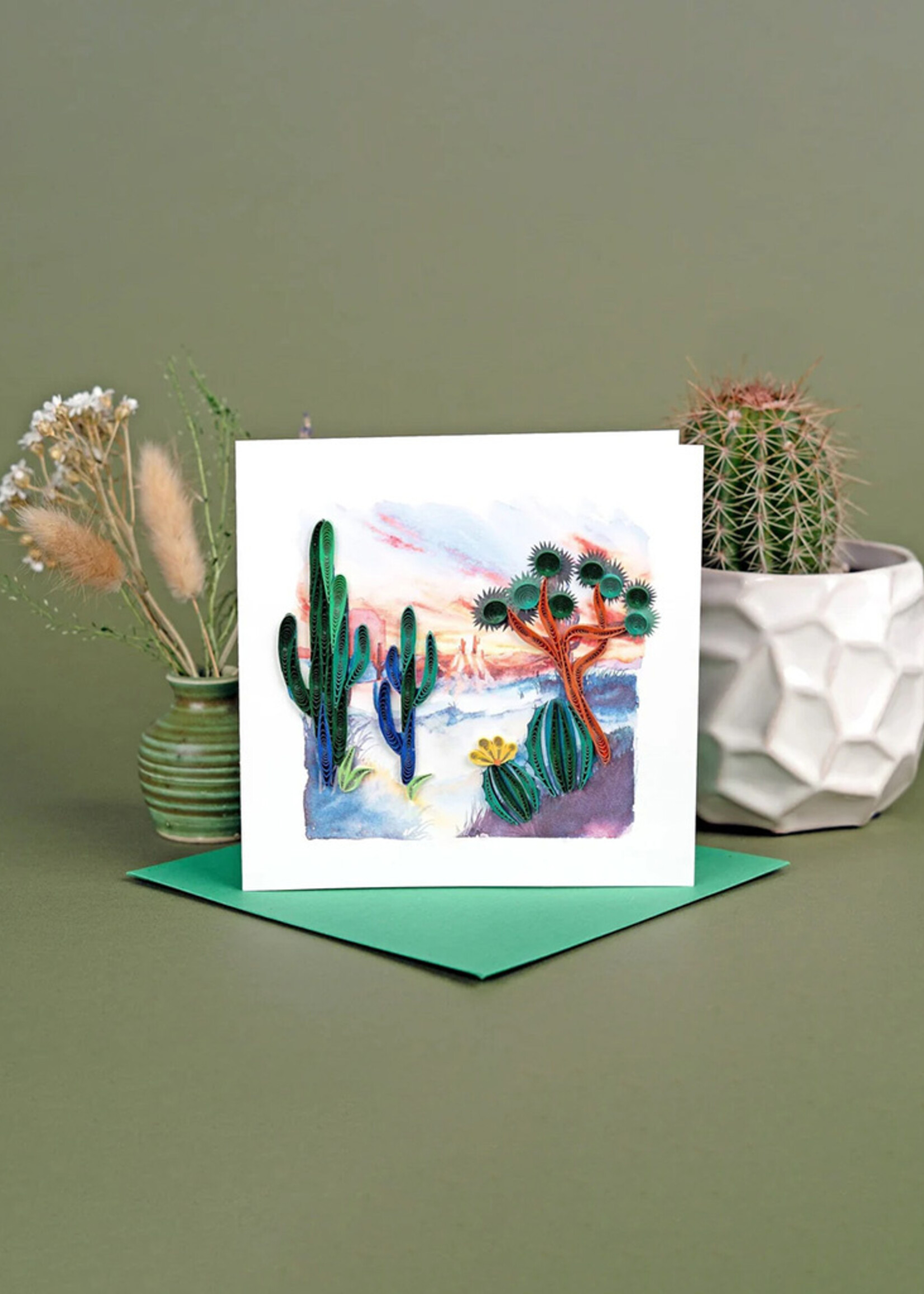 Quilling Cards Desert Landscape Quilling Card