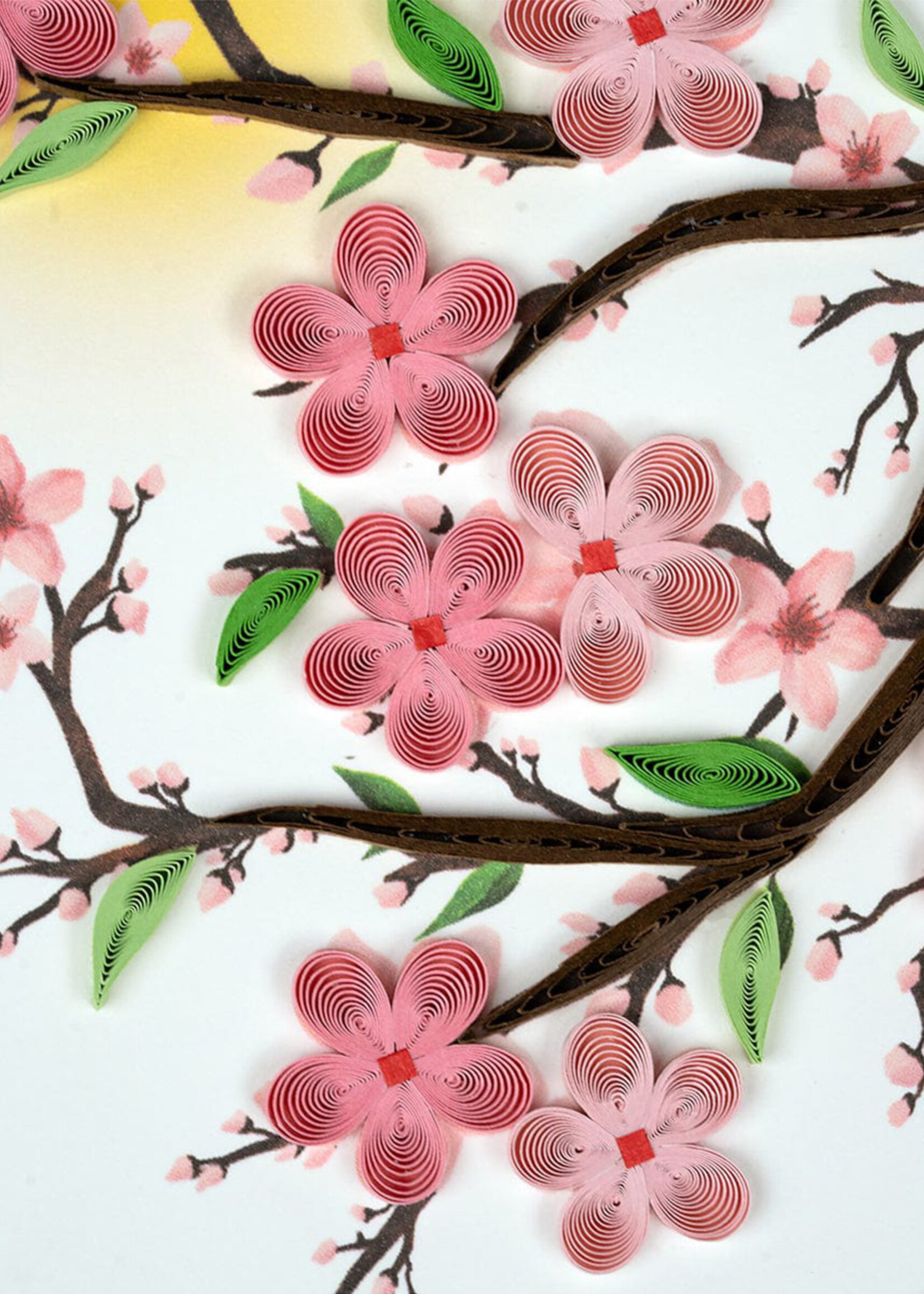 Quilling Cards Cherry Blossoms Quilling Card