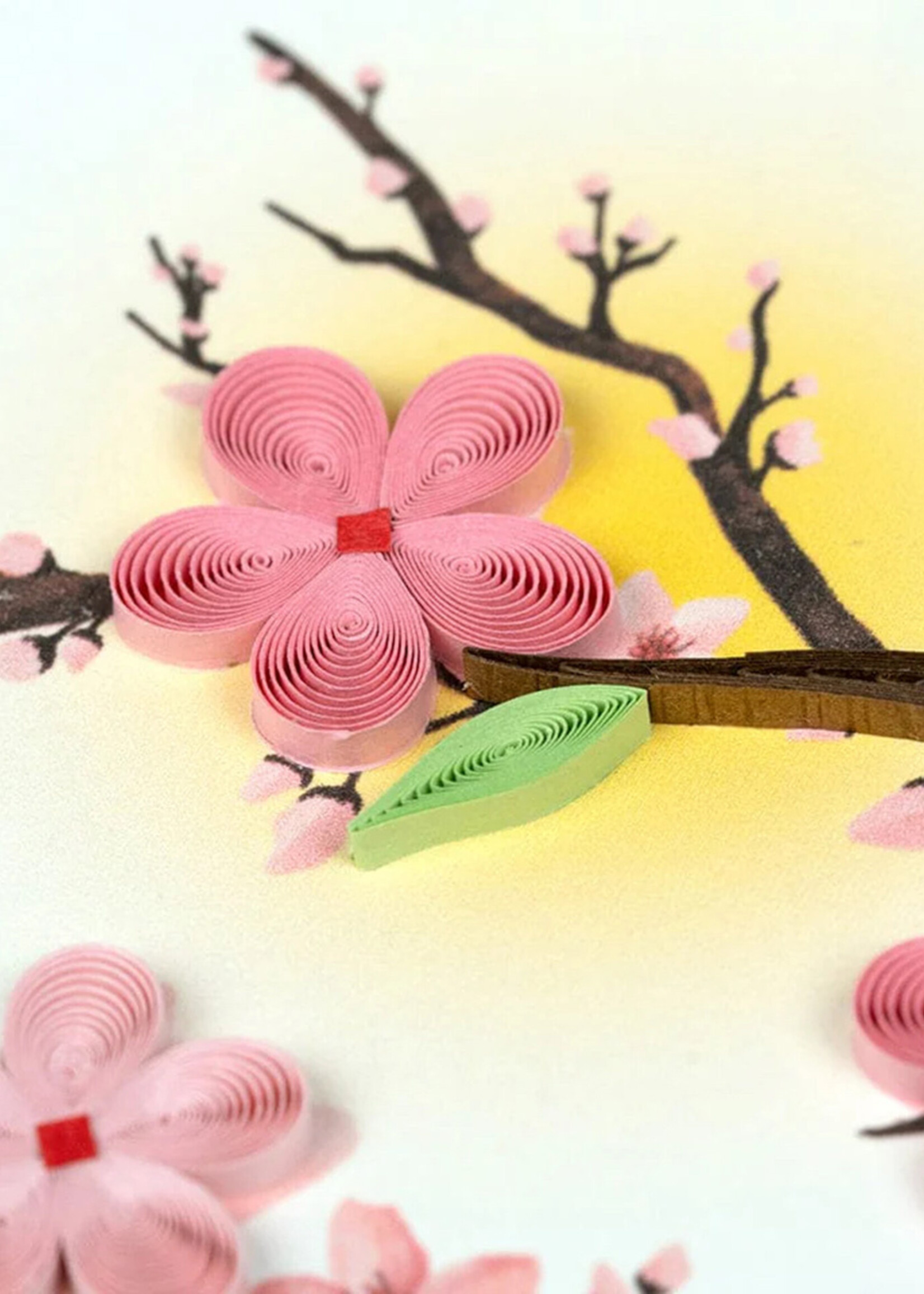 Quilling Cards Cherry Blossoms Quilling Card