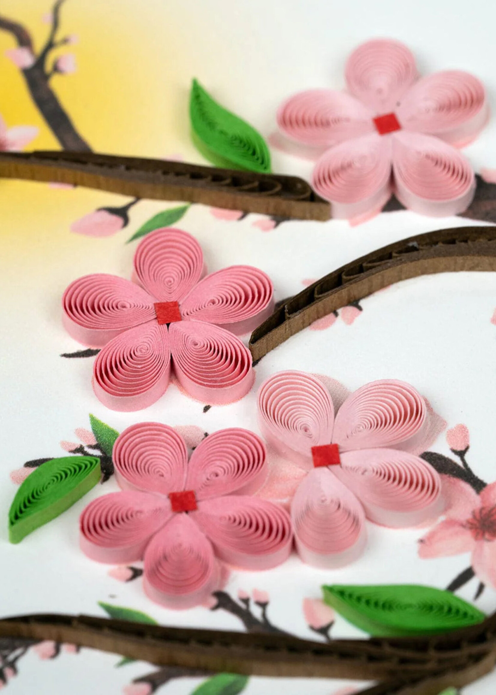 Quilling Cards Cherry Blossoms Quilling Card