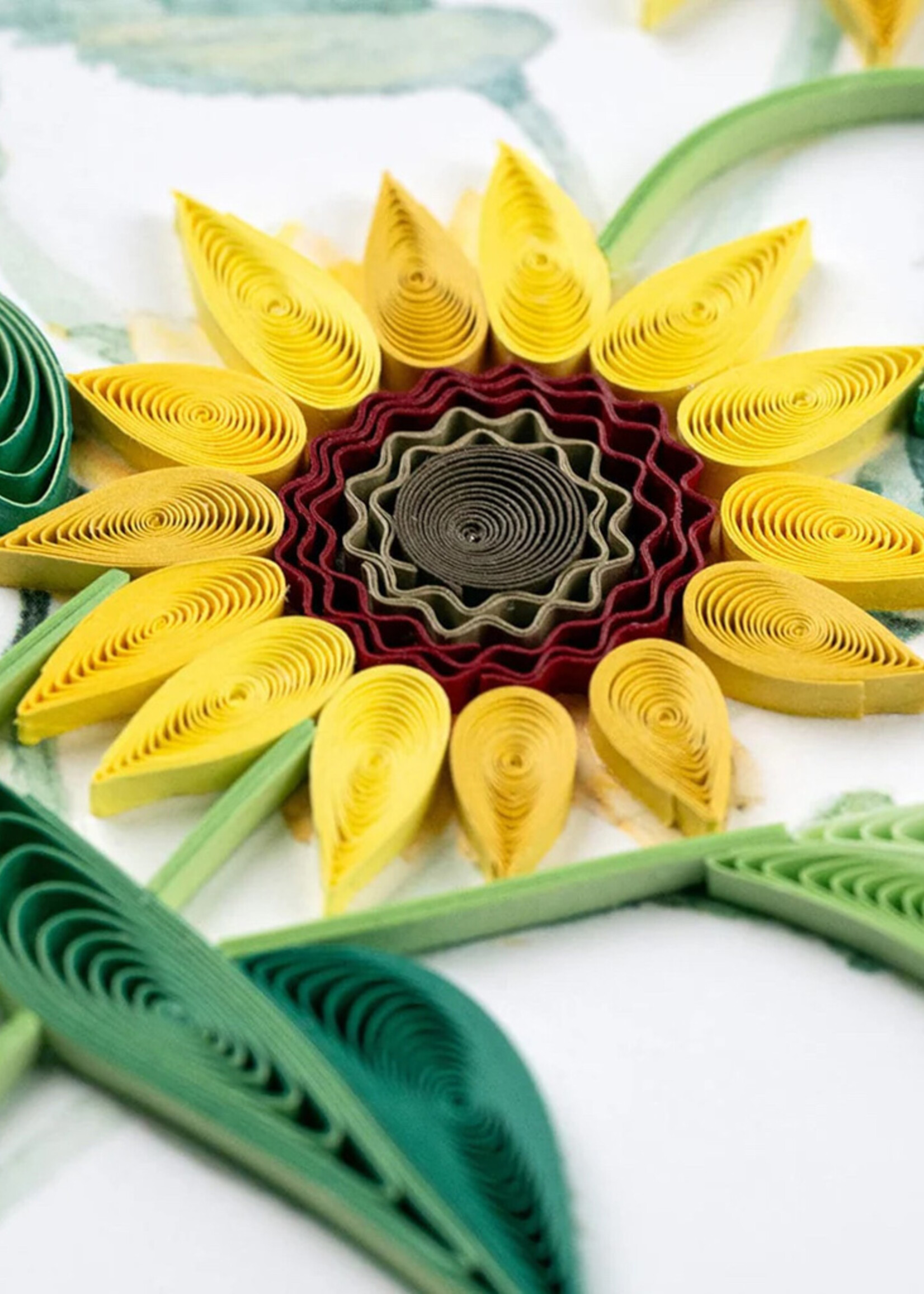 Quilling Cards Wild Sunflower Quilling Card