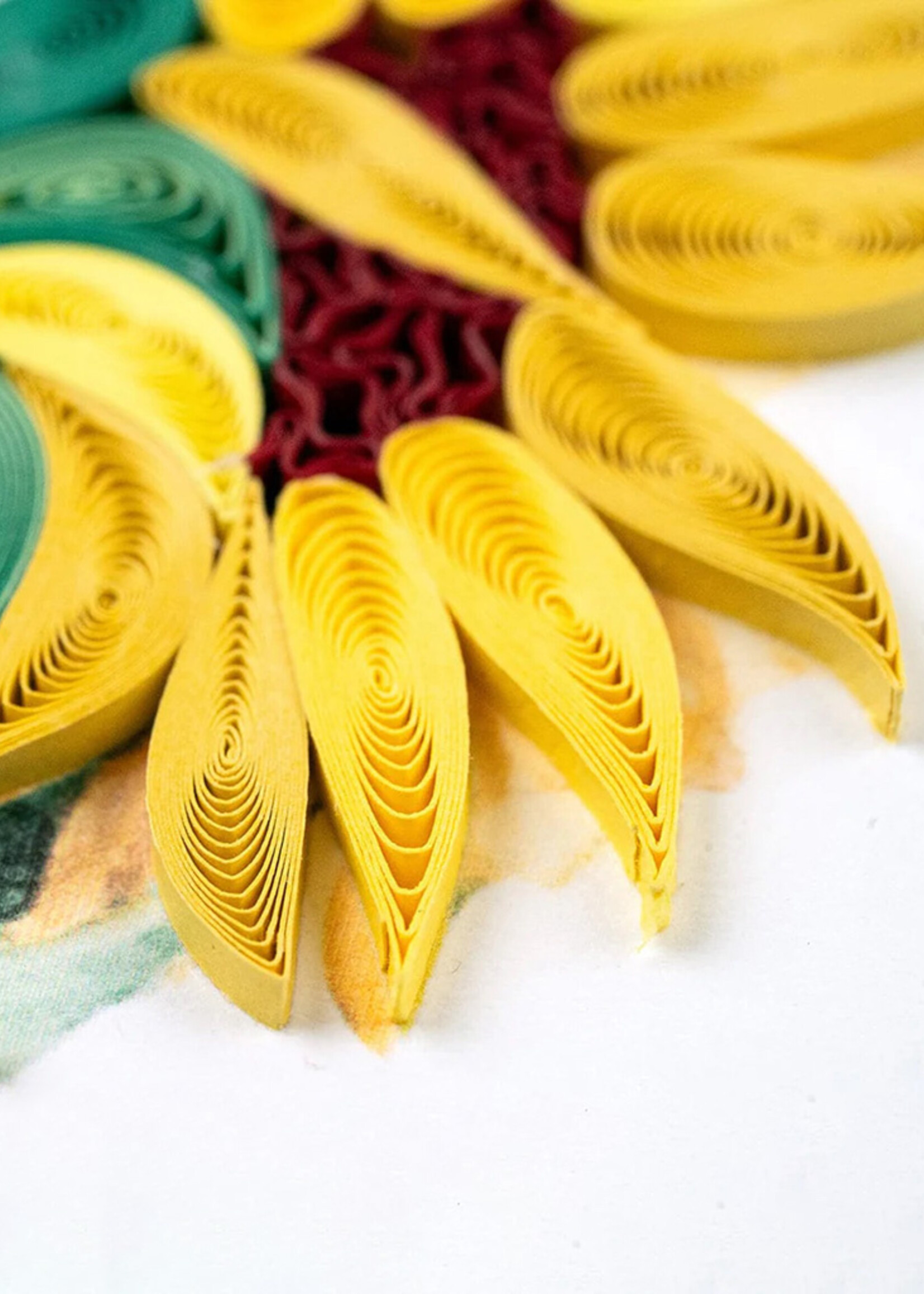 Quilling Cards Wild Sunflower Quilling Card