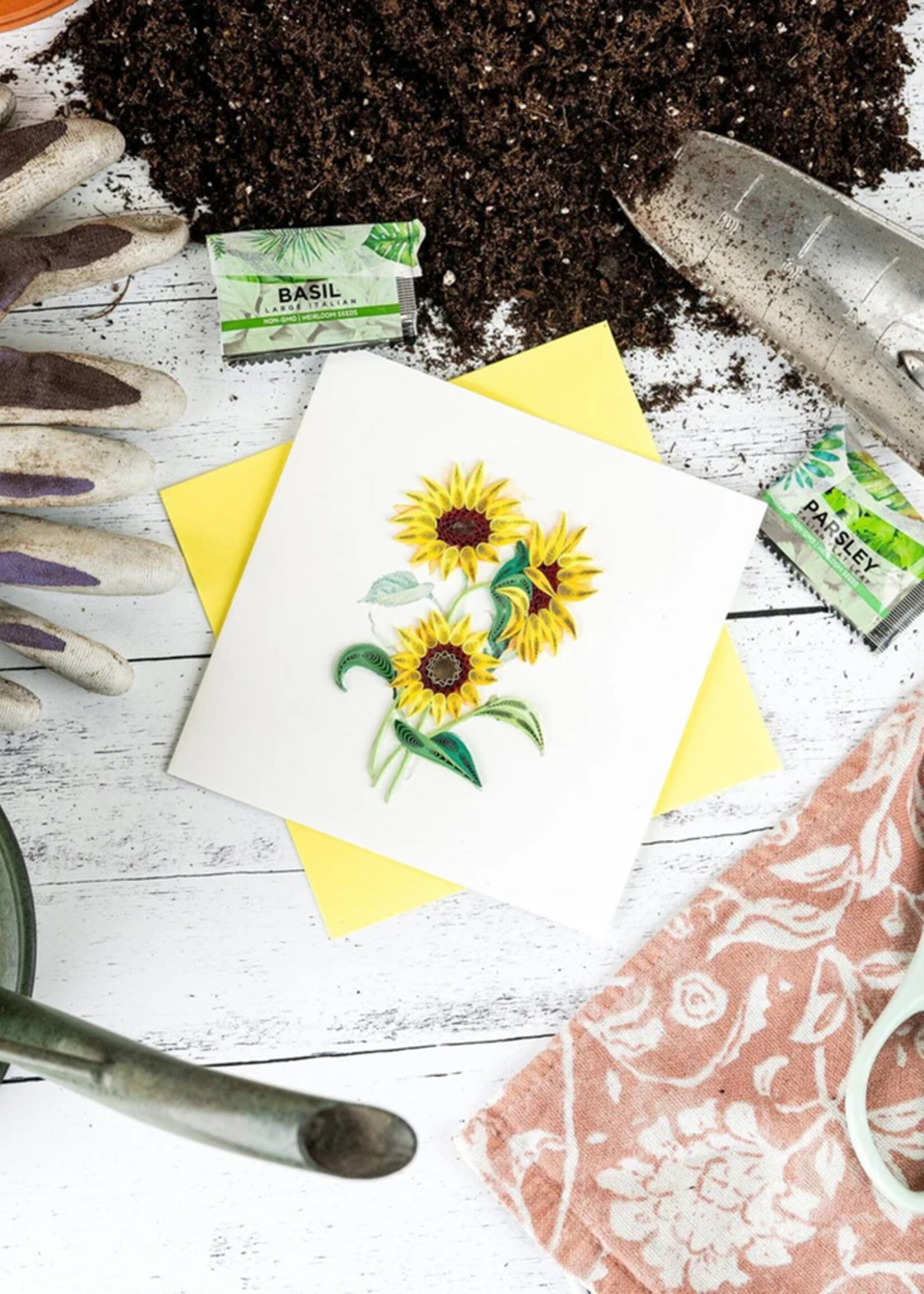 Quilling Cards Wild Sunflower Quilling Card