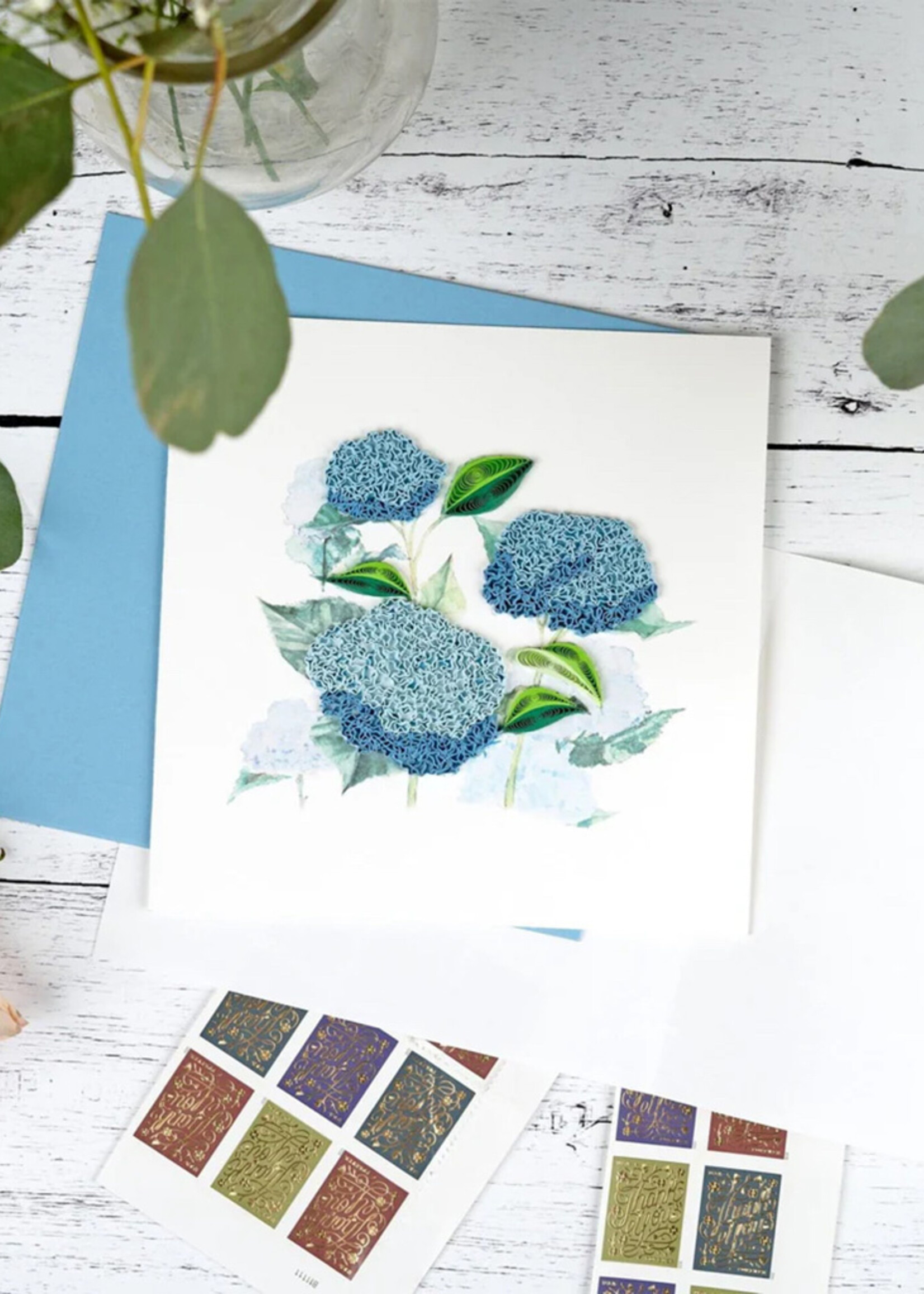 Quilling Cards Wild Hydrangeas Quilling Card